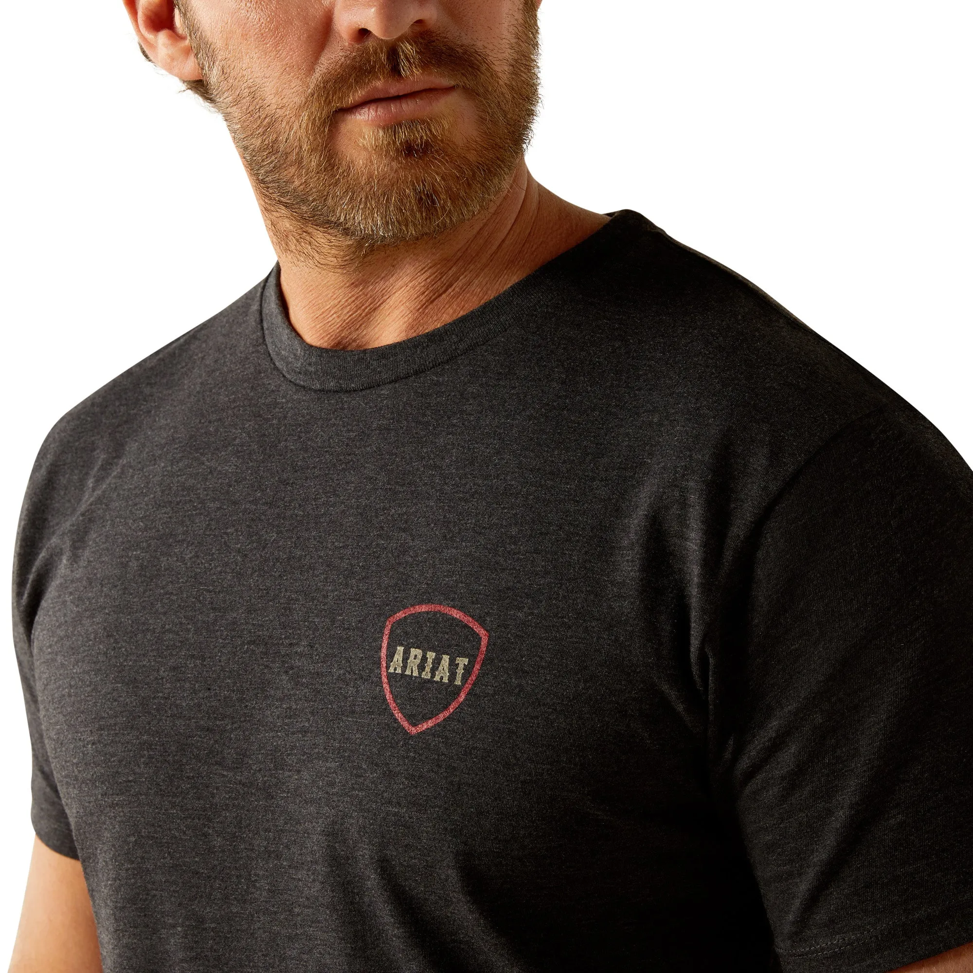 10053985 Ariat Men's Barbed Flag T-Shirt