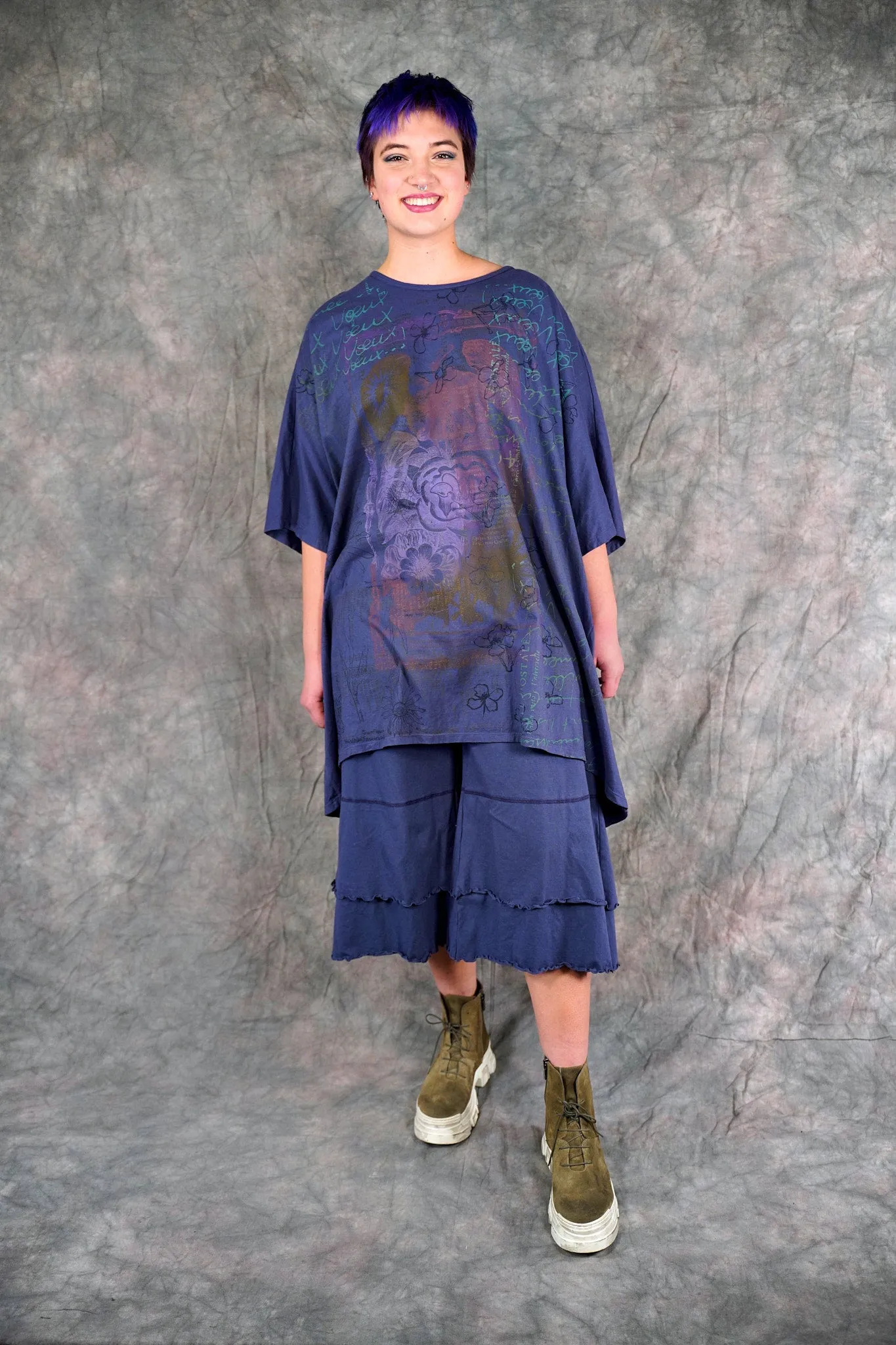 1255 Art Tee Bluette-P