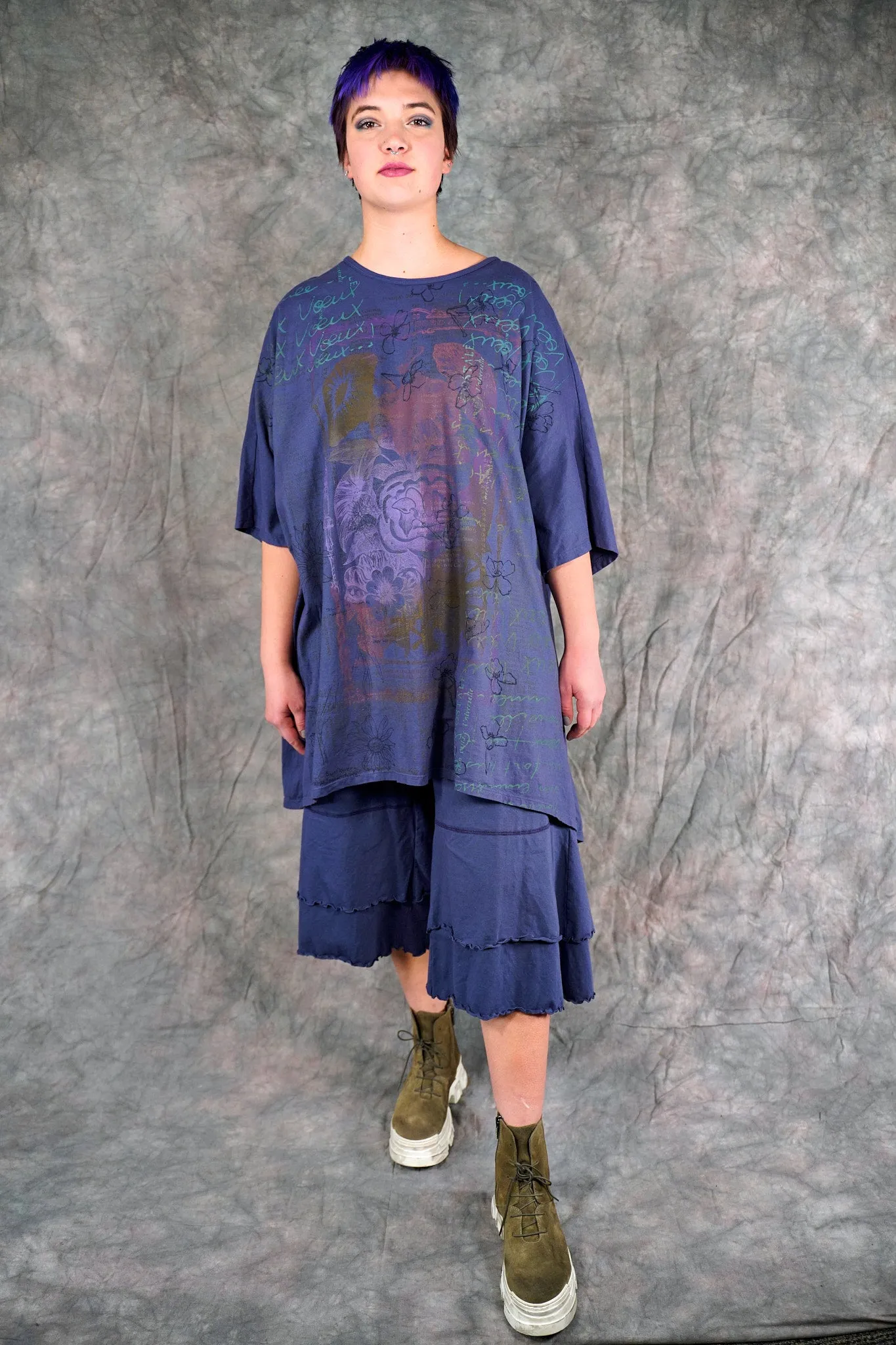 1255 Art Tee Bluette-P