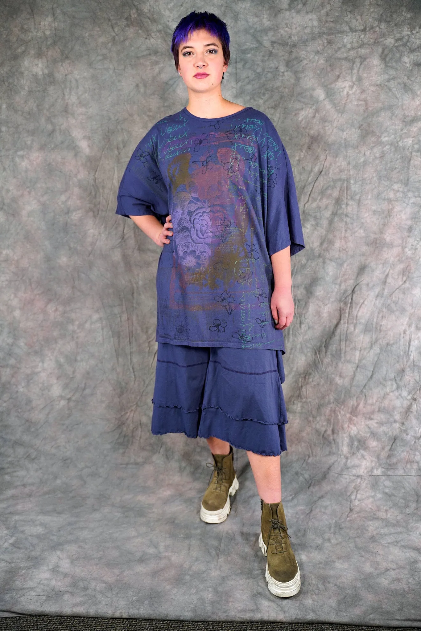 1255 Art Tee Bluette-P