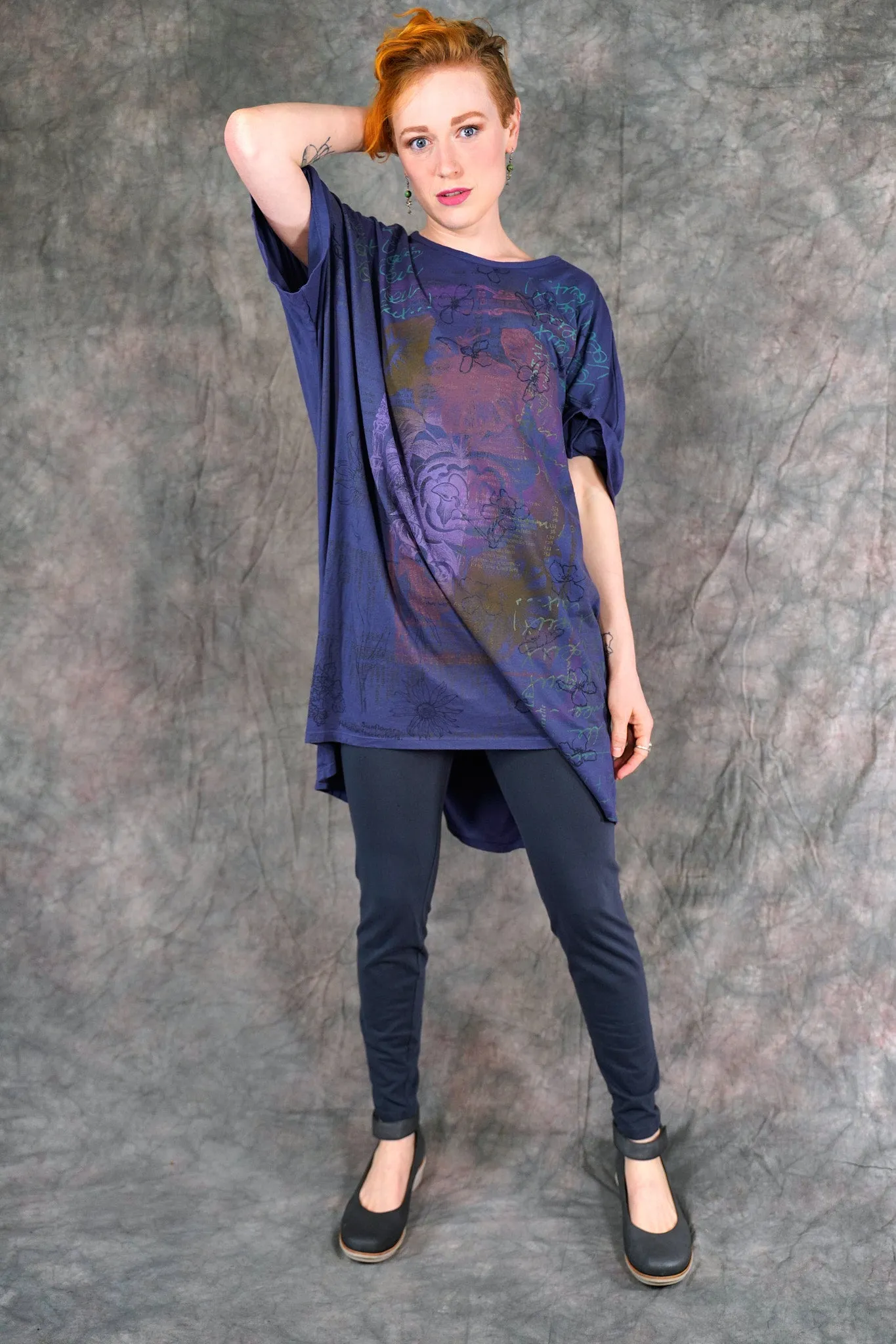 1255 Art Tee Bluette-P