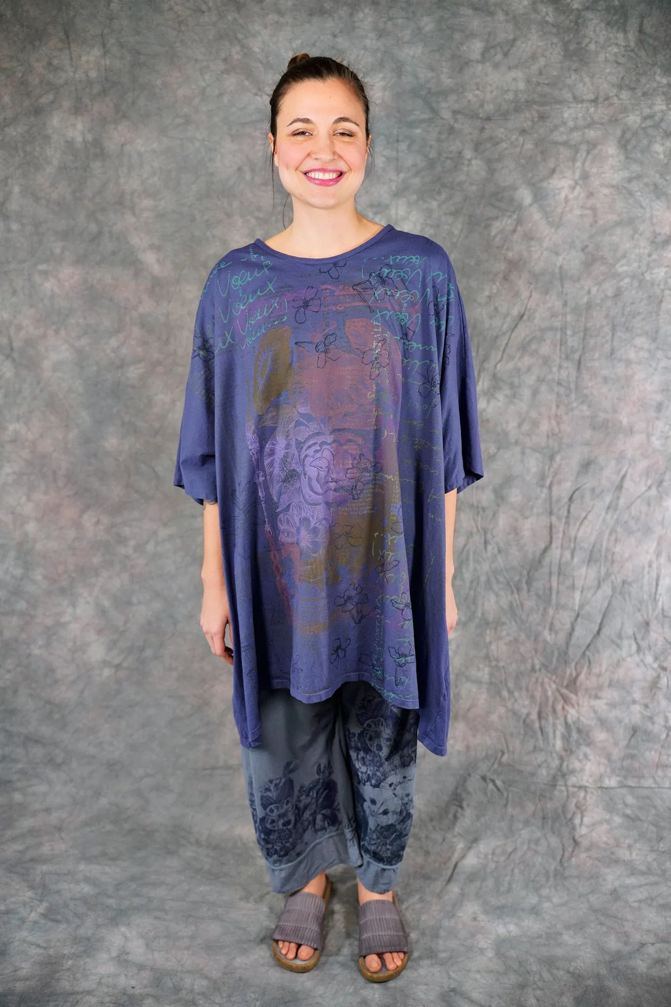 1255 Art Tee Bluette-P
