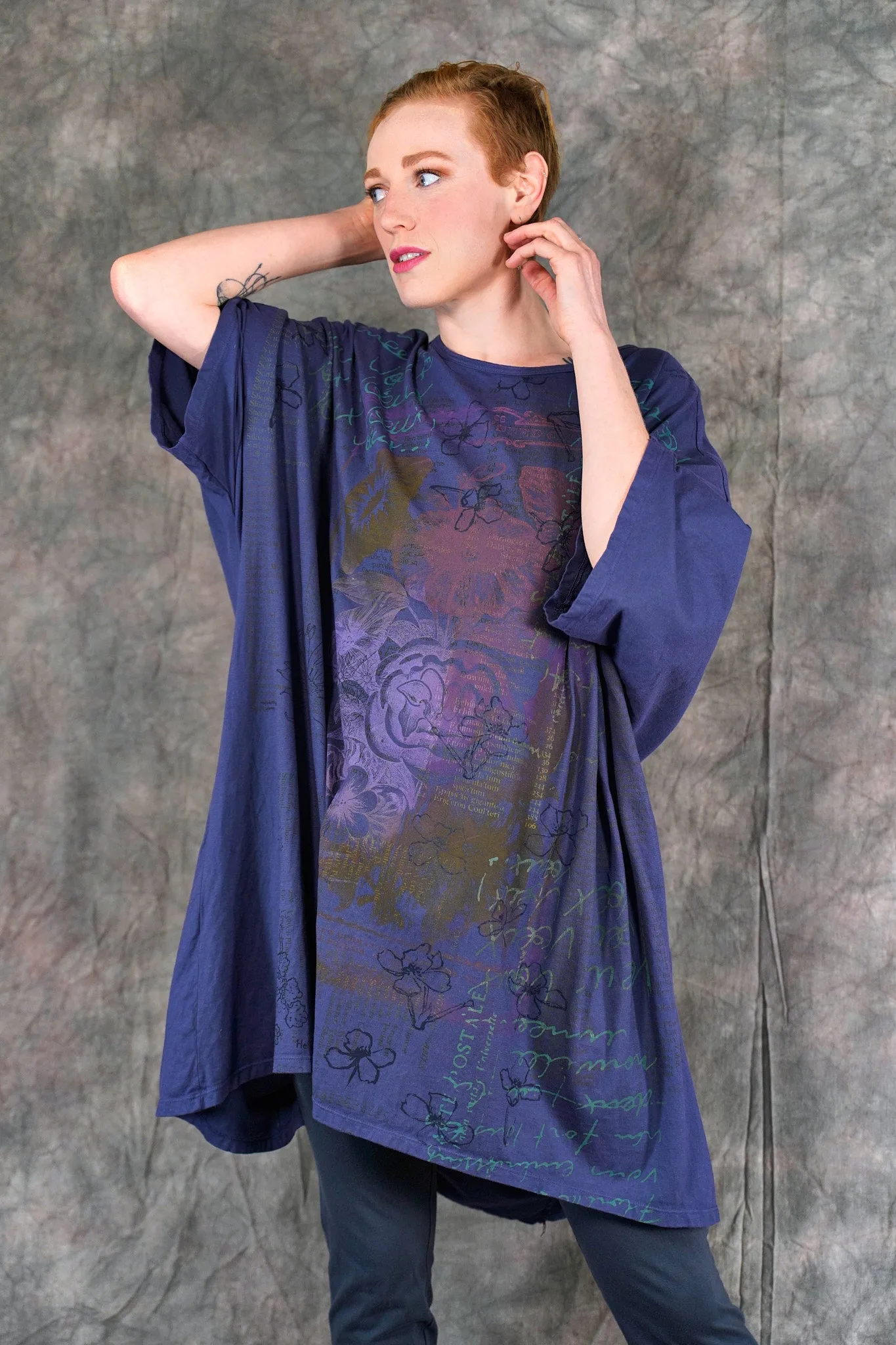 1255 Art Tee Bluette-P