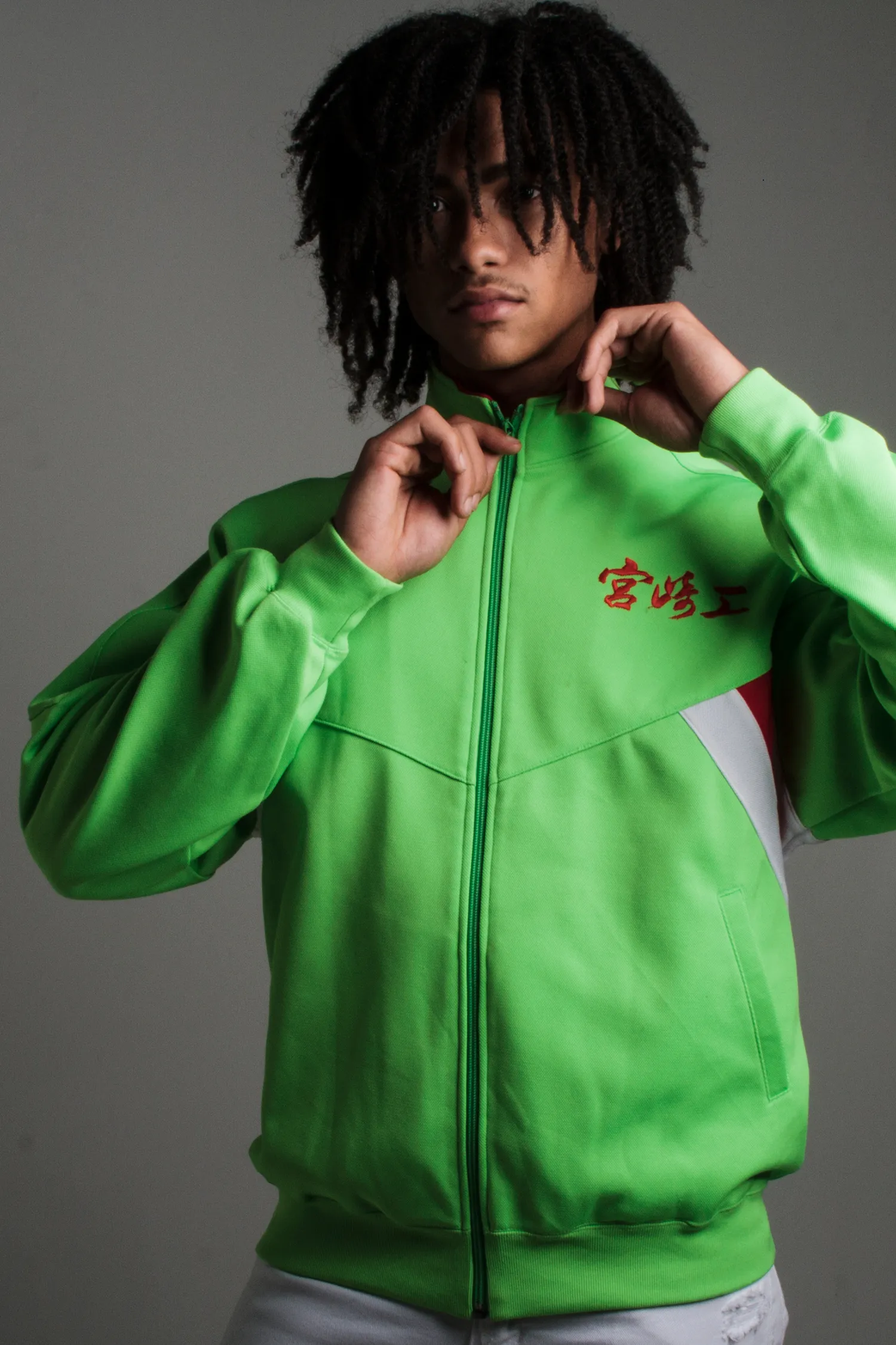 1990 Neon Champion Jacket