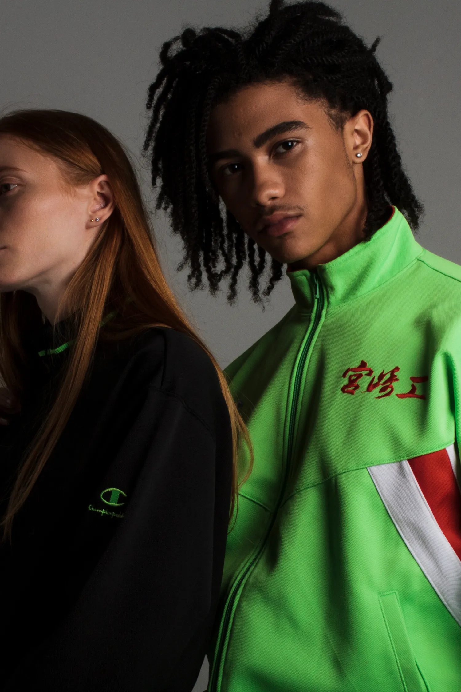 1990 Neon Champion Jacket