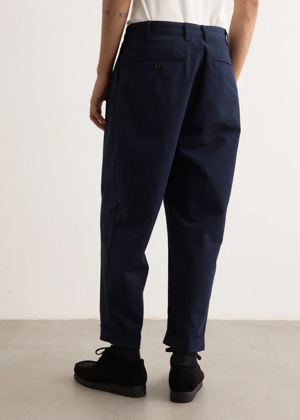 2 Pleats Twill Pants