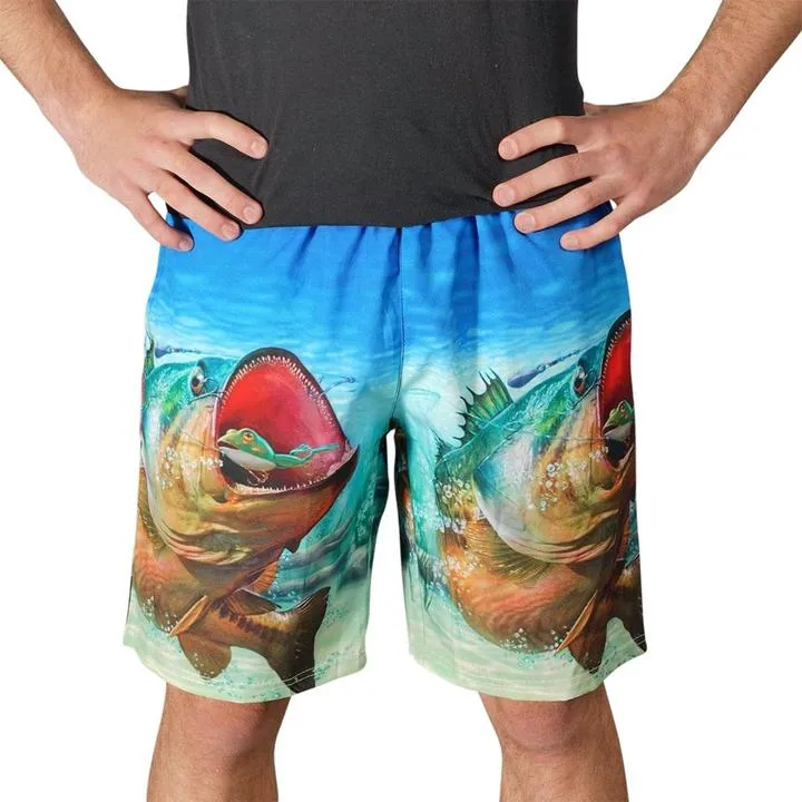 3D Fishing Shorts Big Gulp