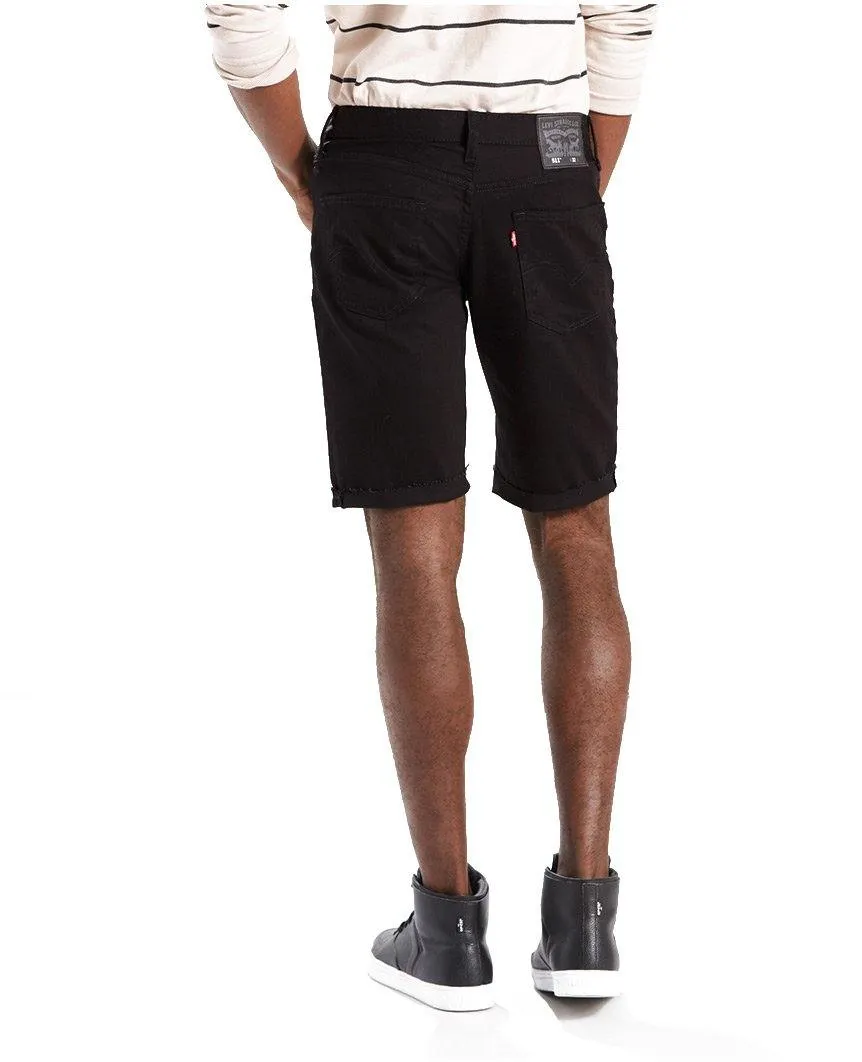 511™ Slim Cut-Off Stretch Shorts Black