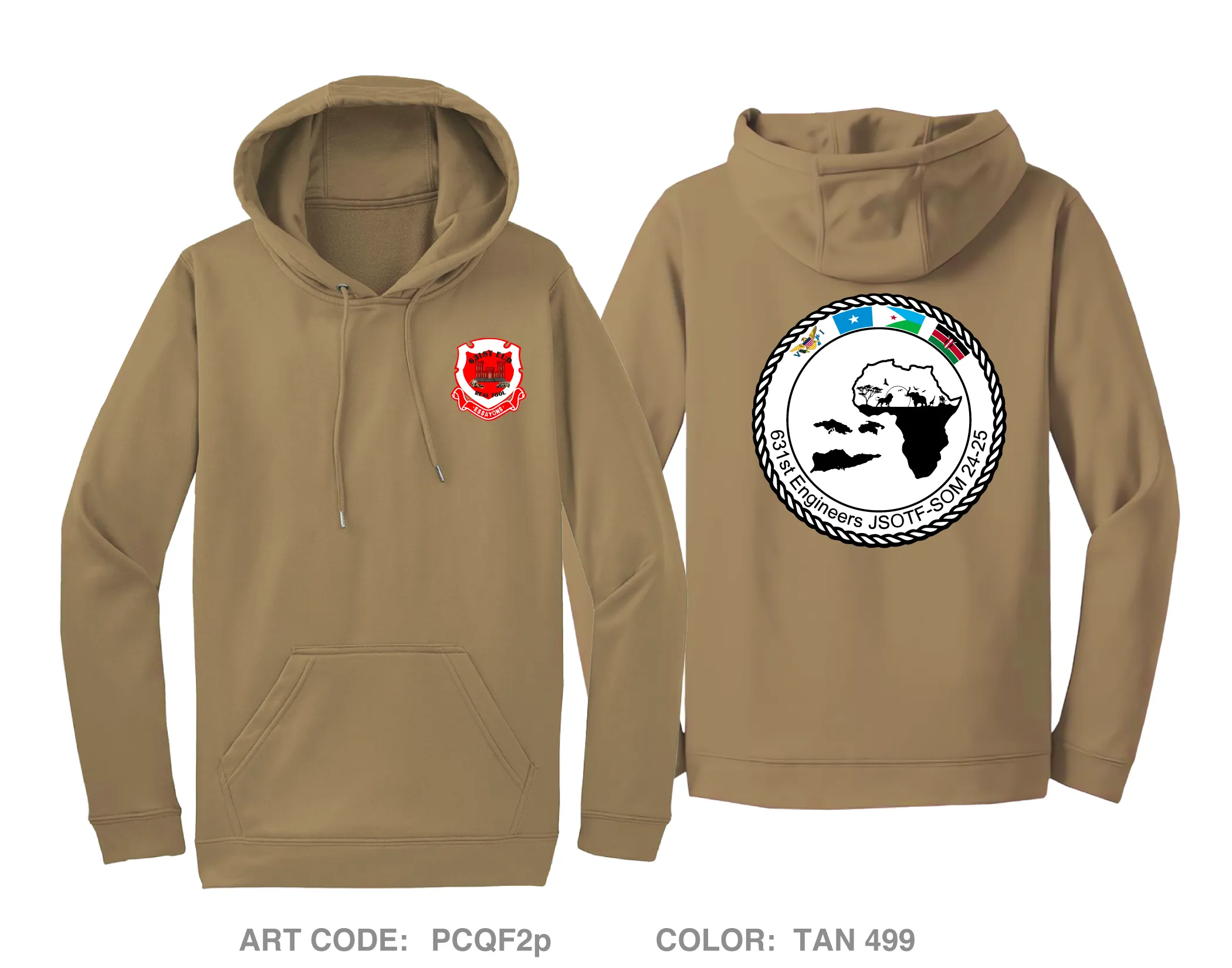 631st EUD Hi-Tech Performance Hoodie - PCQF2p