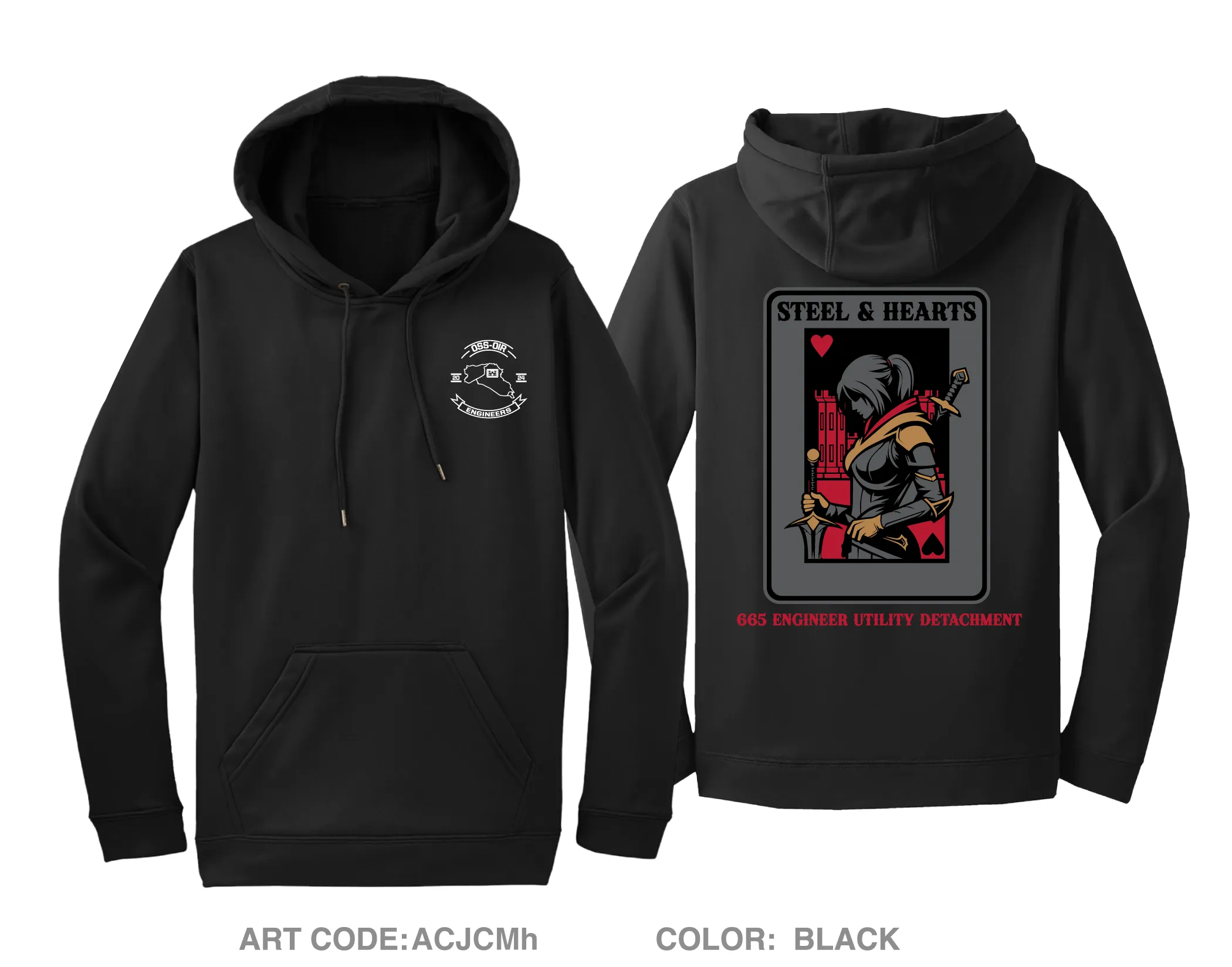 665 EUD Hi-Tech Performance Hoodie - ACJCMh