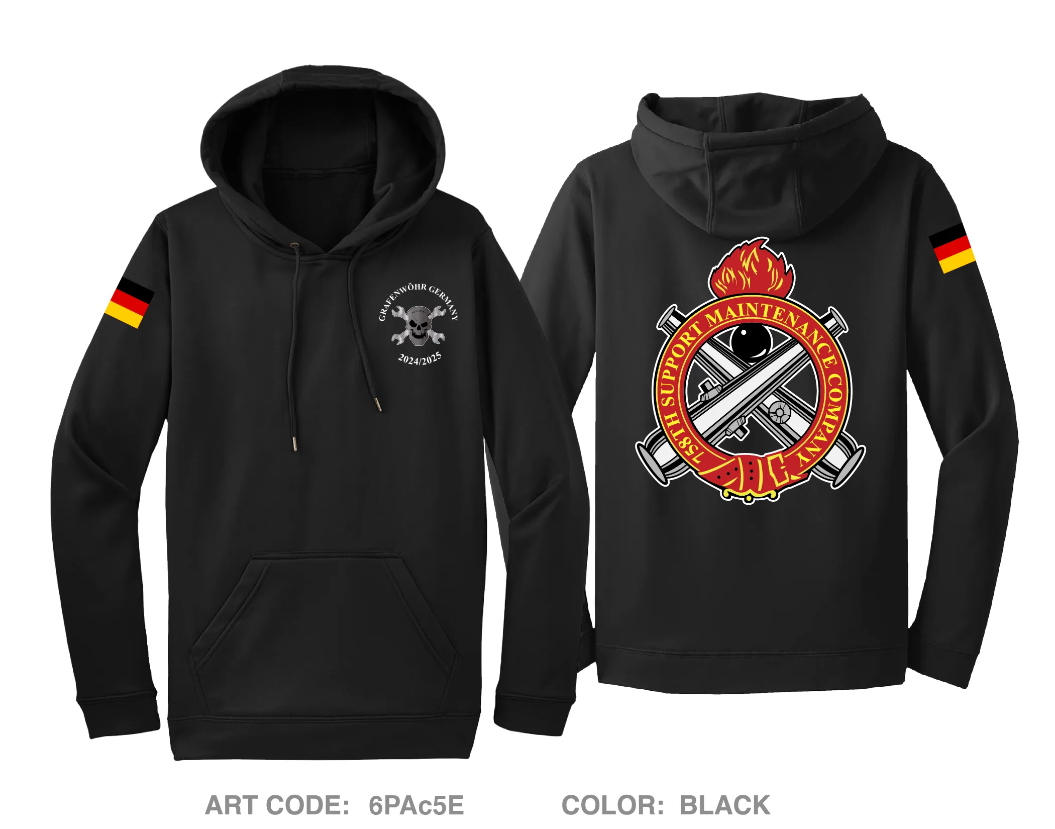758th Support Maintenance Company Hi-Tech Performance Hoodie - 6PAc5E