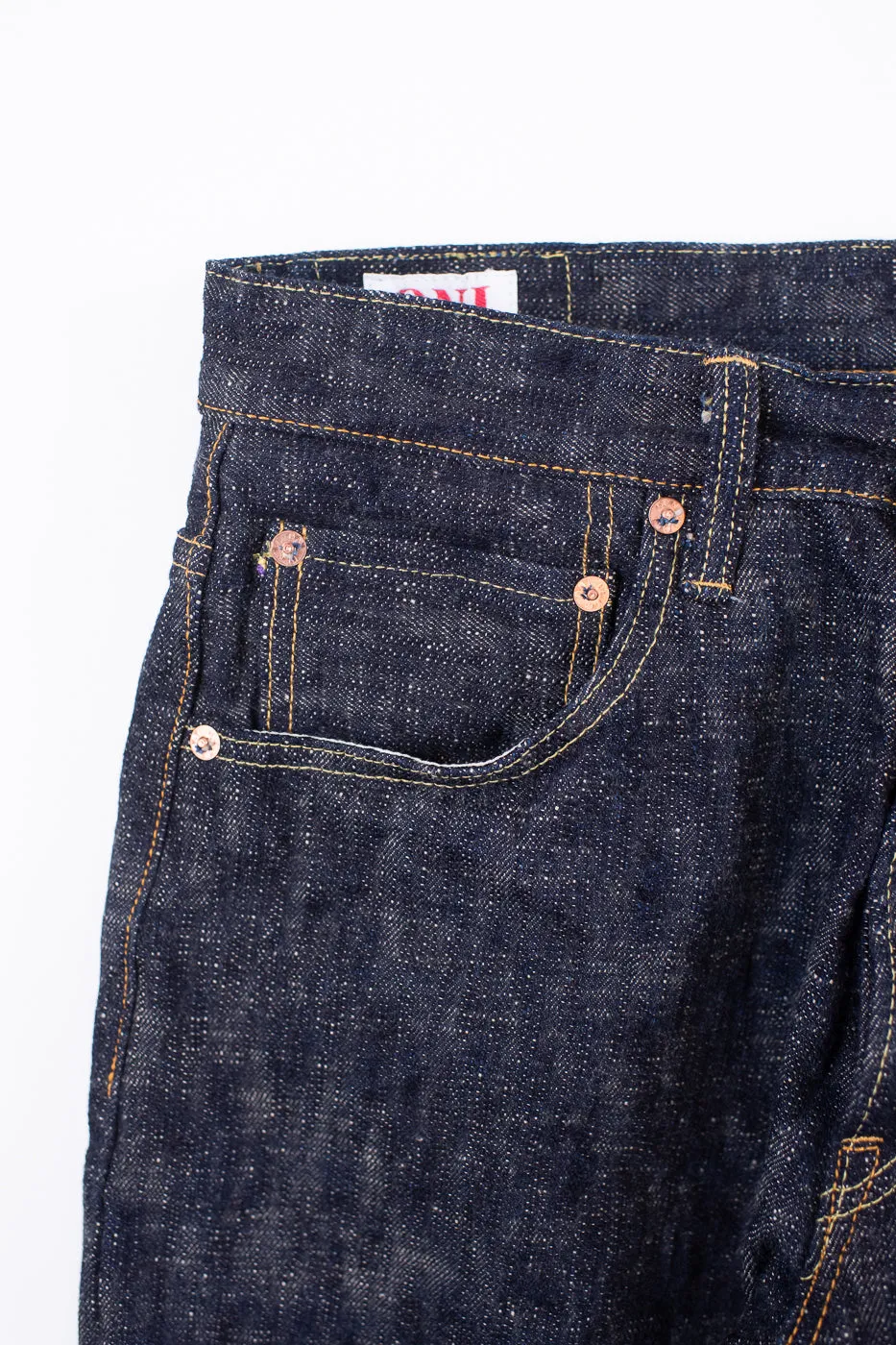 902-KA - 17oz "Kasuri" Slub Selvedge Denim - High Tapered
