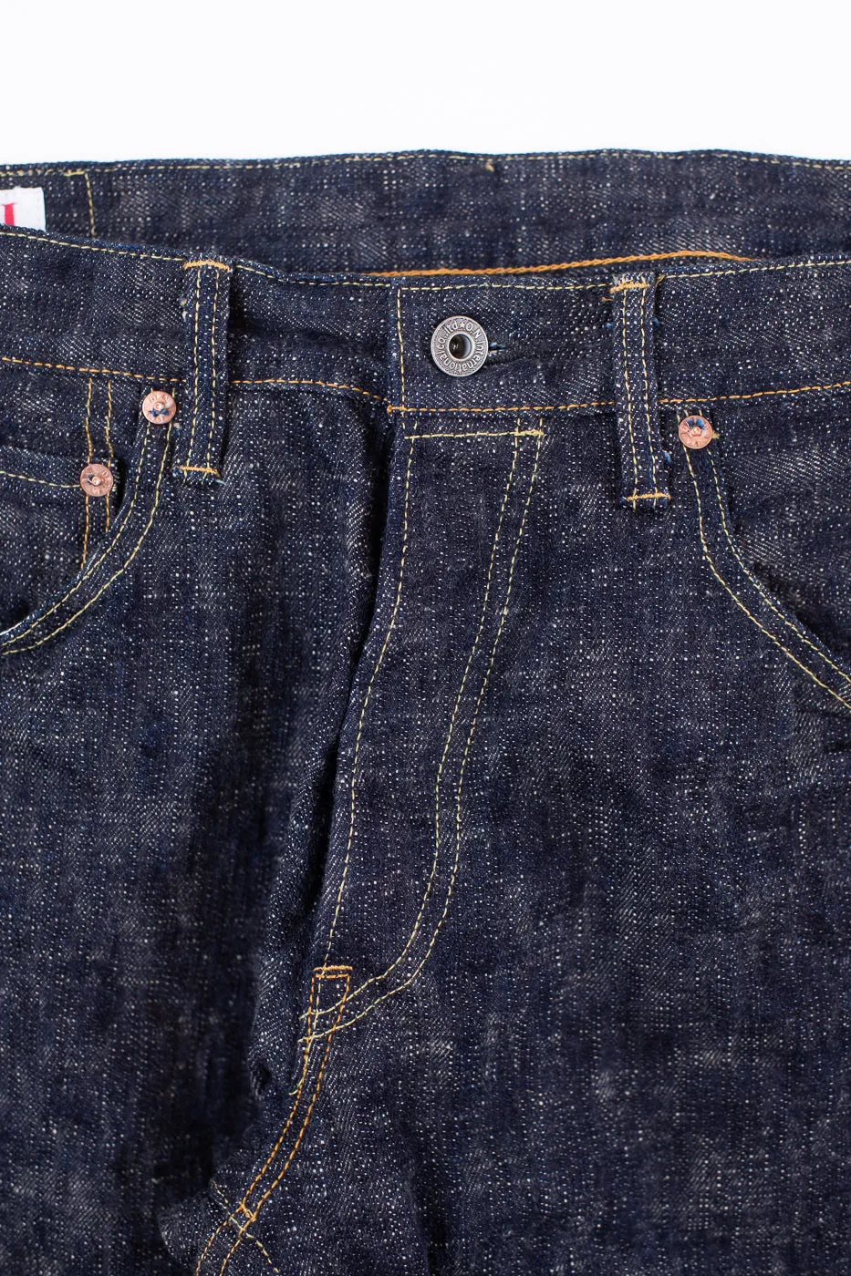 902-KA - 17oz "Kasuri" Slub Selvedge Denim - High Tapered