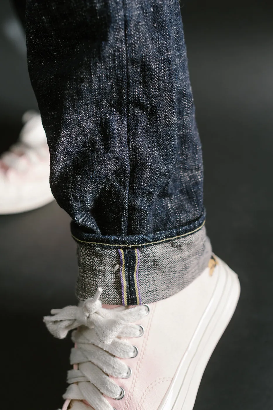 902-KA - 17oz "Kasuri" Slub Selvedge Denim - High Tapered