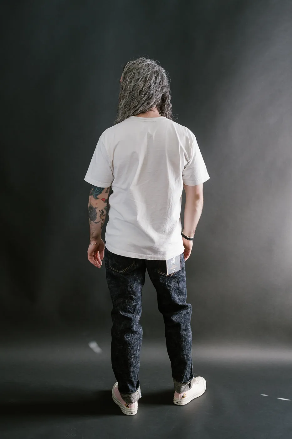 902-KA - 17oz "Kasuri" Slub Selvedge Denim - High Tapered