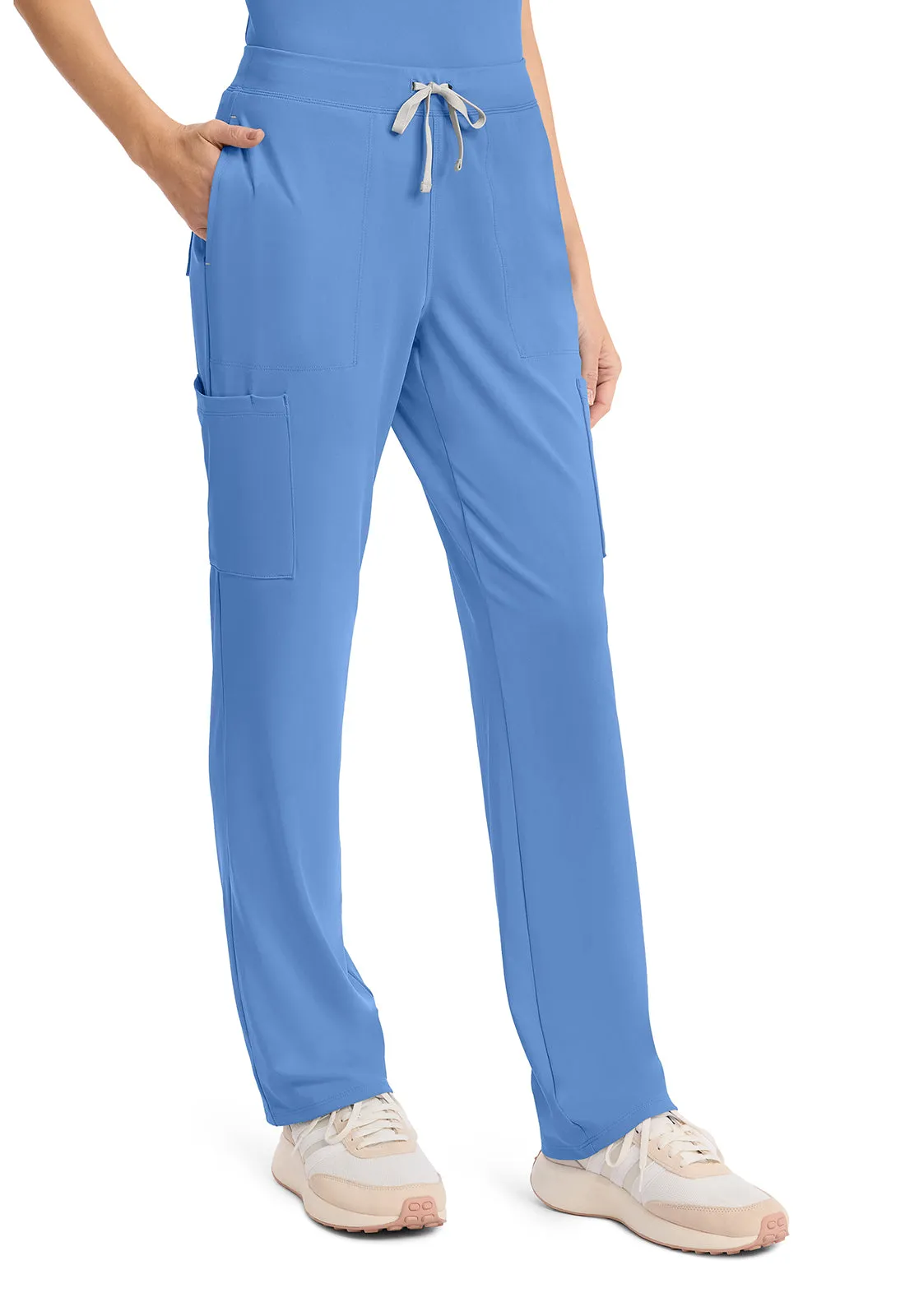Achieve CK096 Women's 5 Pocket Straight Leg Pant Ciel