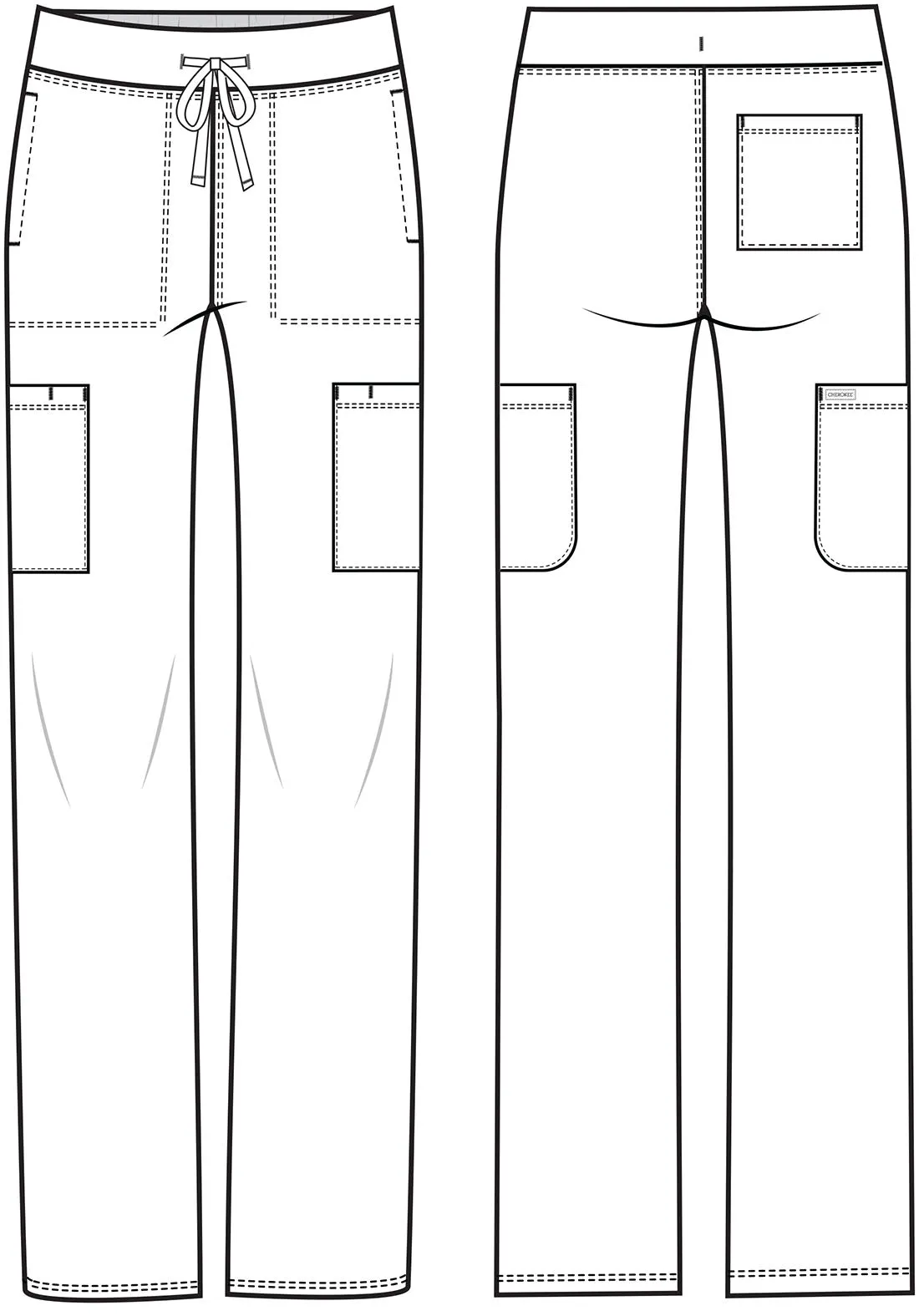 Achieve CK096 Women's 5 Pocket Straight Leg Pant Ciel