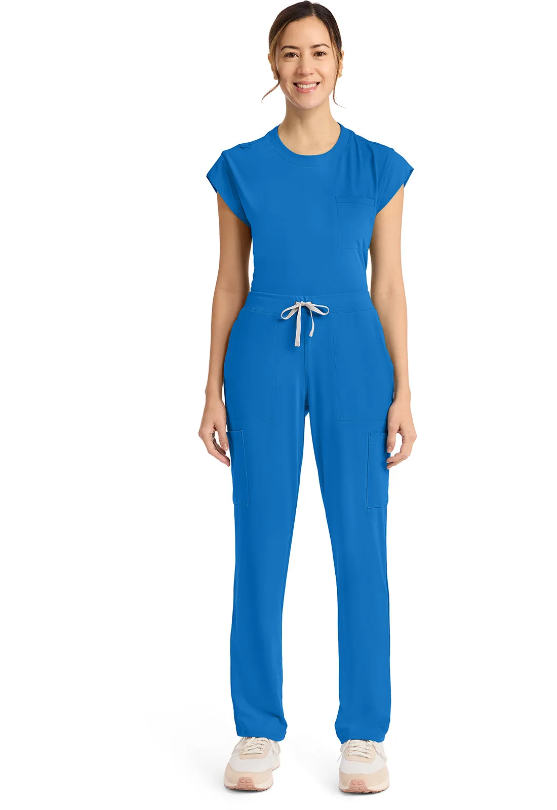 Achieve CK096 Women's 5 Pocket Straight Leg Pant True blue