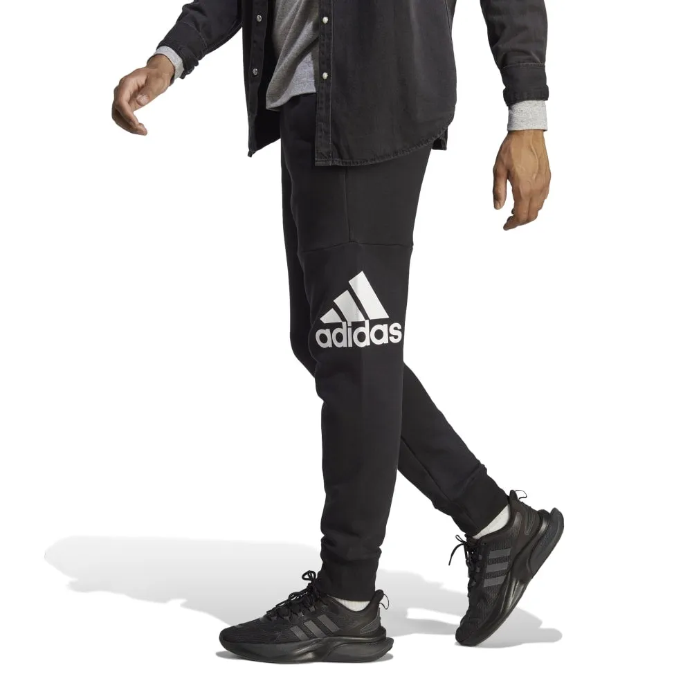Adidas Mens Essentials French Terry Tapered Cuff Logo Pants