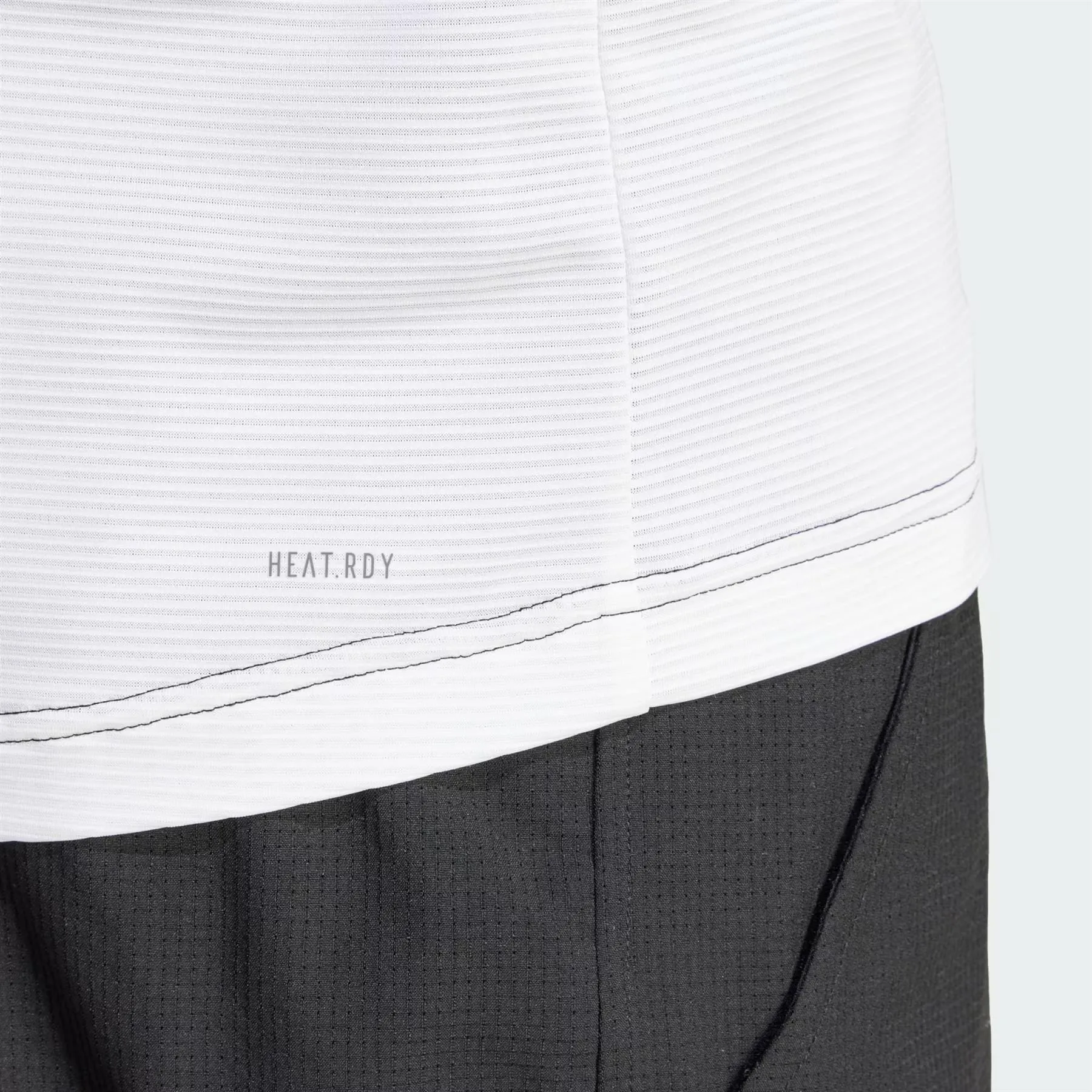 adidas Mens Pro Freelift 3D Tennis T-Shirt - Black / White