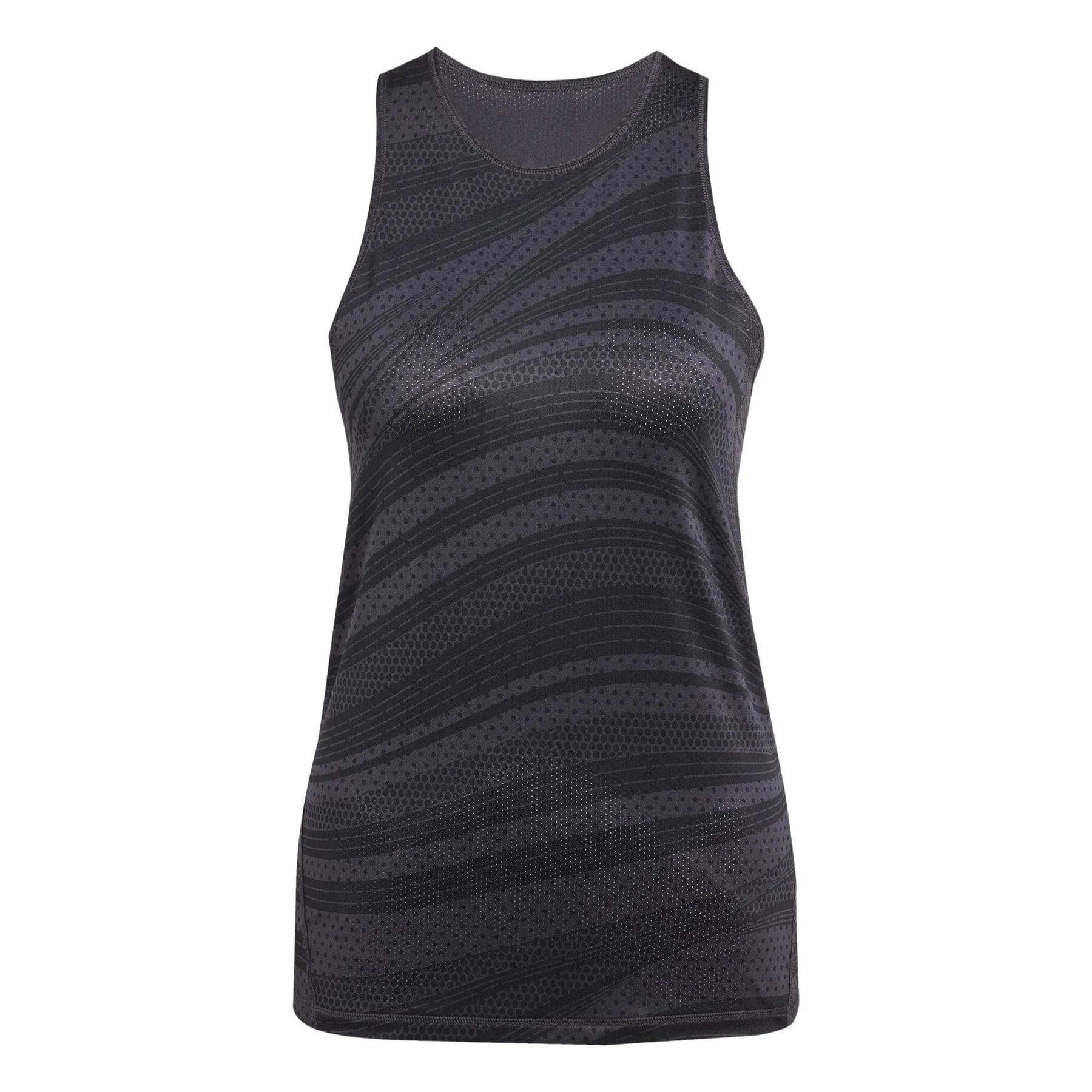 ADIDAS Womens Club Graphic Tennis Tank Top - Black