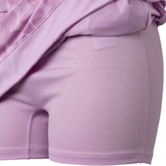 adidas Women's purple 16&quot; Ultimate 365 Print Golf Skort