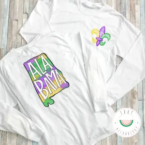 Alabama Mardi Gras Toddler, Youth or Adult Tee