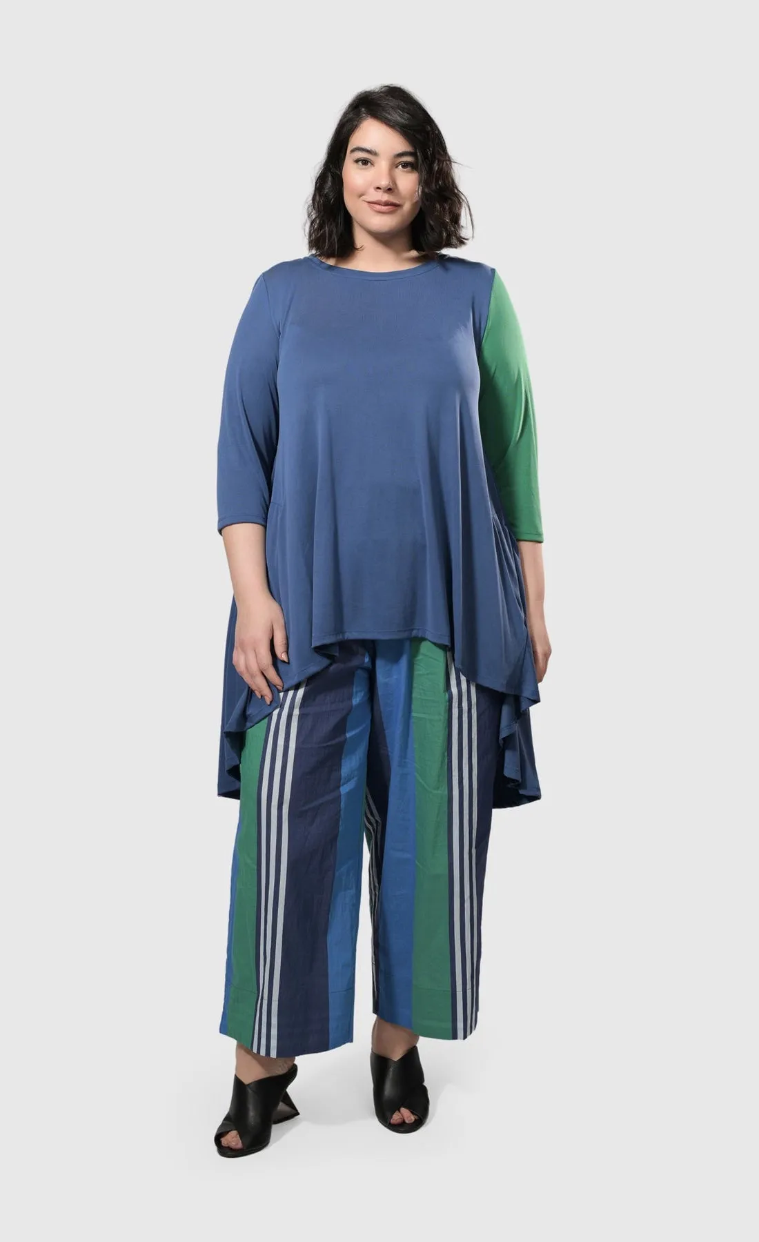 Alembika Ocean Stripe 4-Pocket Trousers