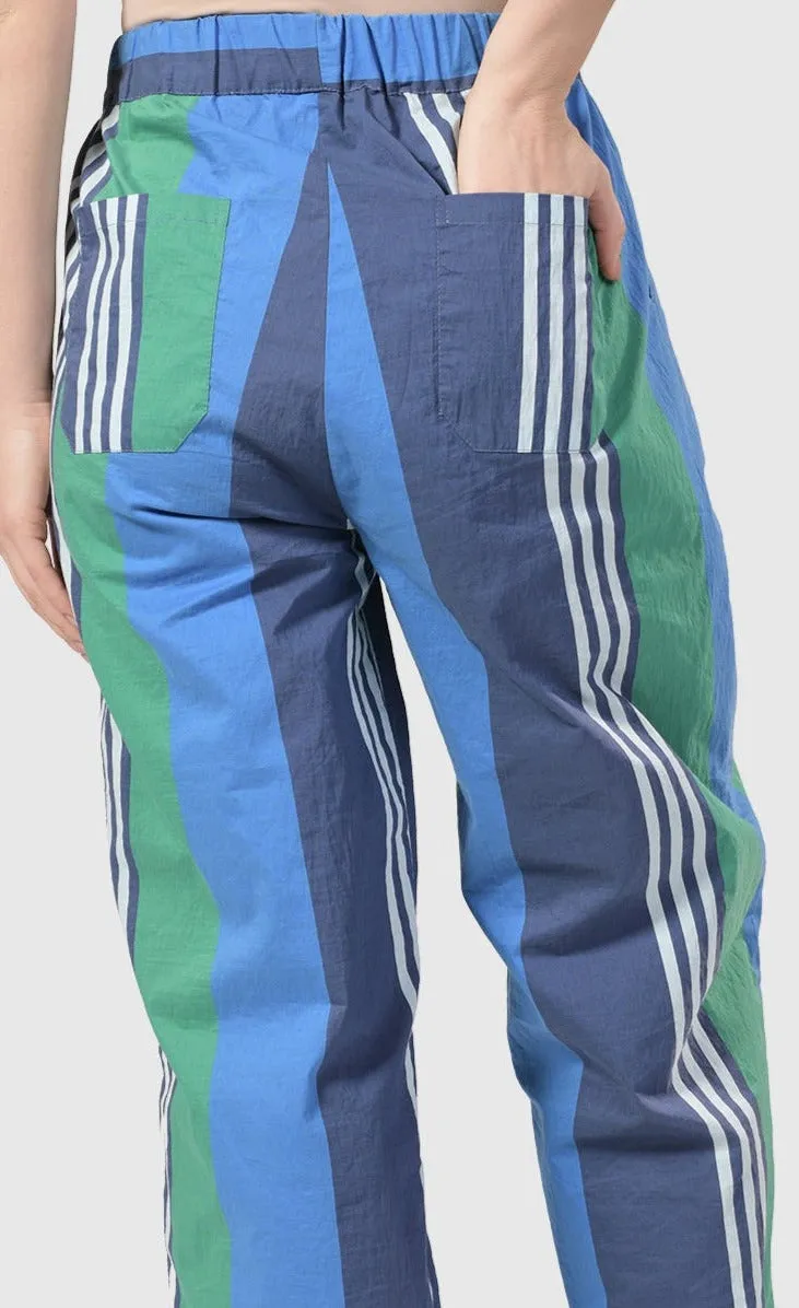 Alembika Ocean Stripe 4-Pocket Trousers