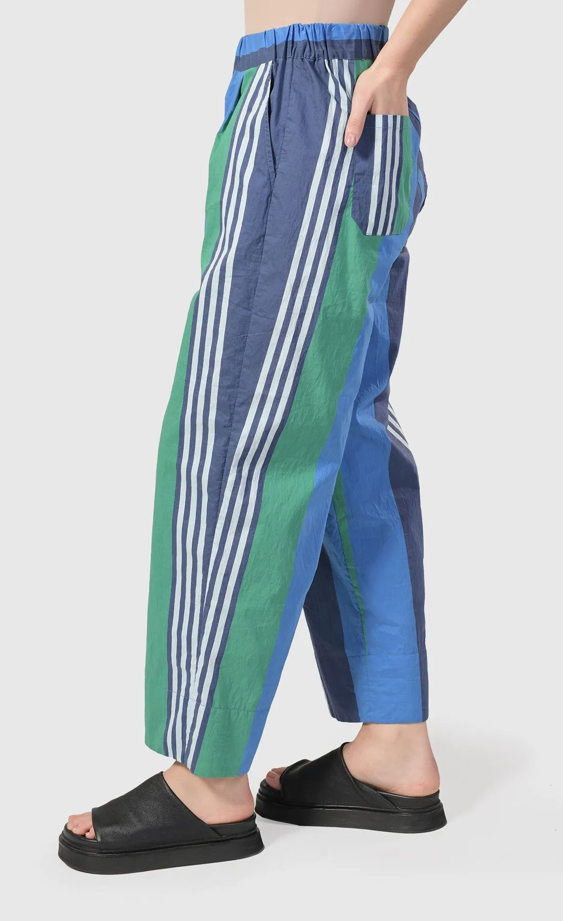 Alembika Ocean Stripe 4-Pocket Trousers