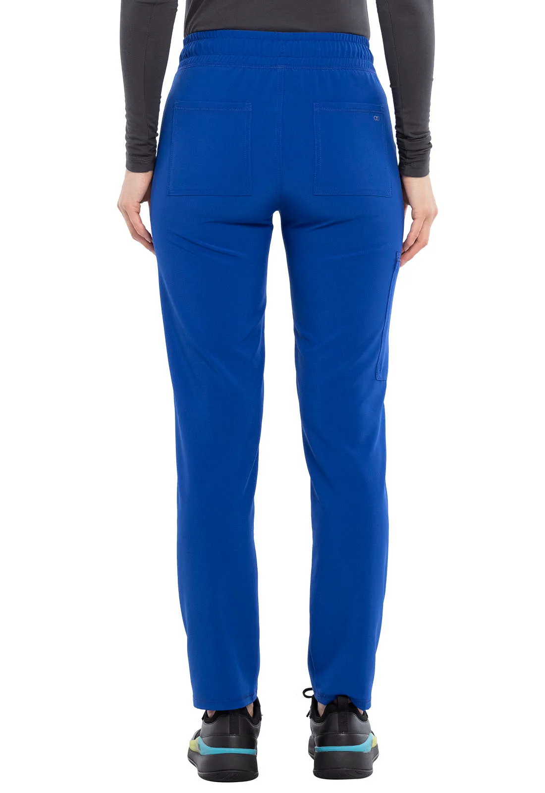 Allura CKA184 Mid Rise Drawstring Tapered Leg Pants Galaxy Blue