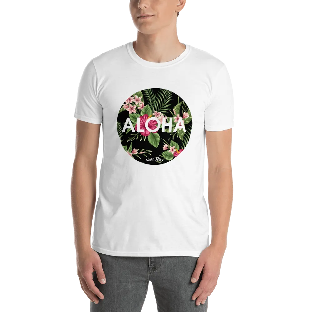 Aloha Tribe Floral Aloha Mens T-Shirt