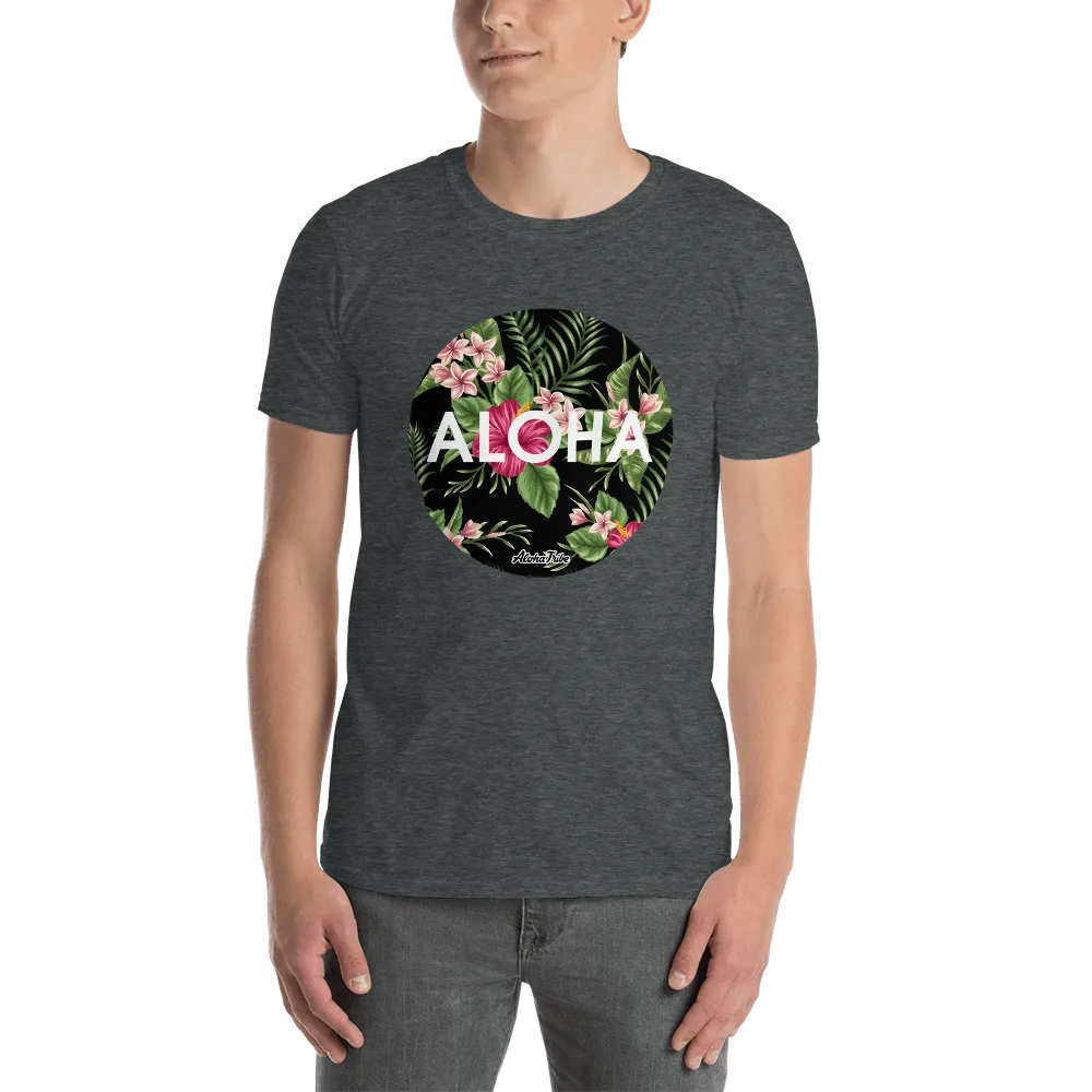 Aloha Tribe Floral Aloha Mens T-Shirt