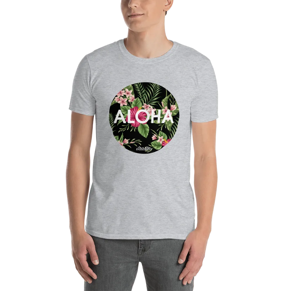 Aloha Tribe Floral Aloha Mens T-Shirt