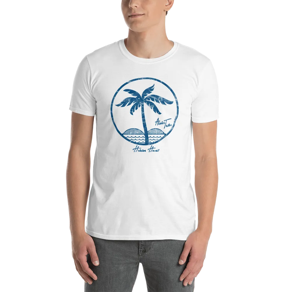 Aloha Tribe Haleiwa Town Mens T-Shirt