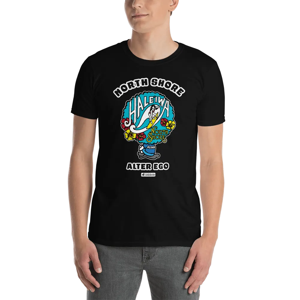 Alter Ego Haleiwa Town Mens T-Shirt