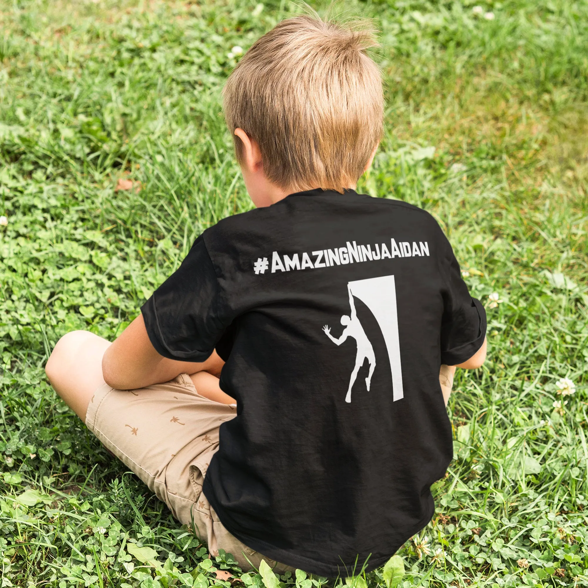Amazing Ninja Aidan, Aidan Collins Ninja Warrior in Training Shirt