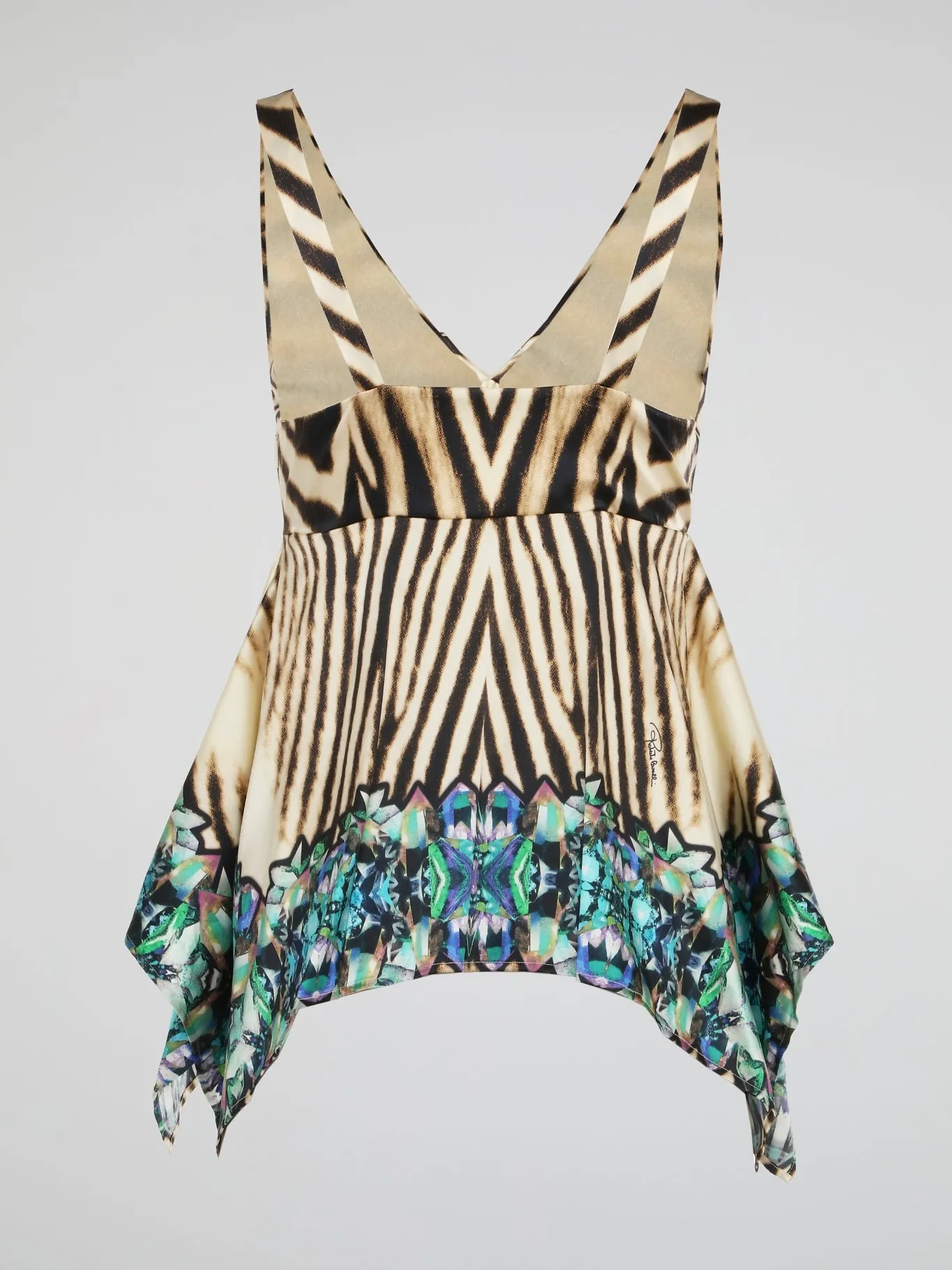 Animal Print Flared Top