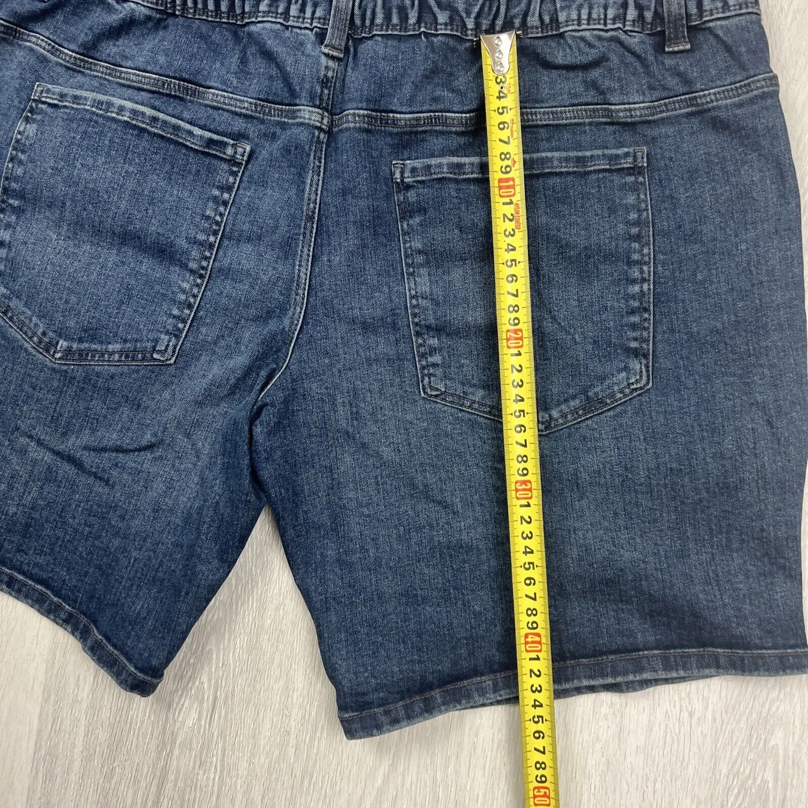 Anko Mens Denim Stretch Shorts Size 5XL (New)