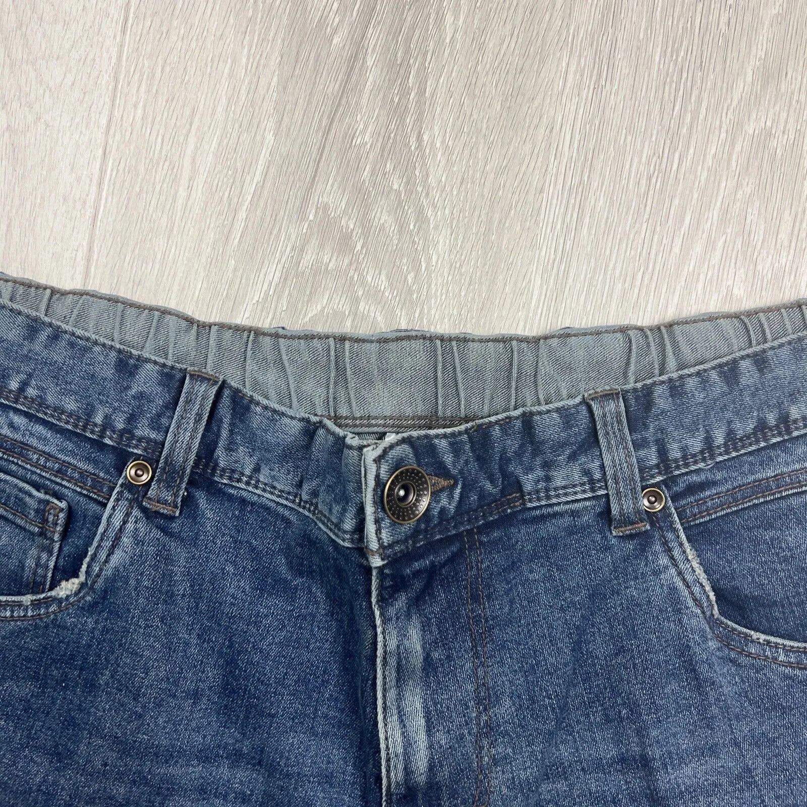 Anko Mens Denim Stretch Shorts Size 5XL (New)