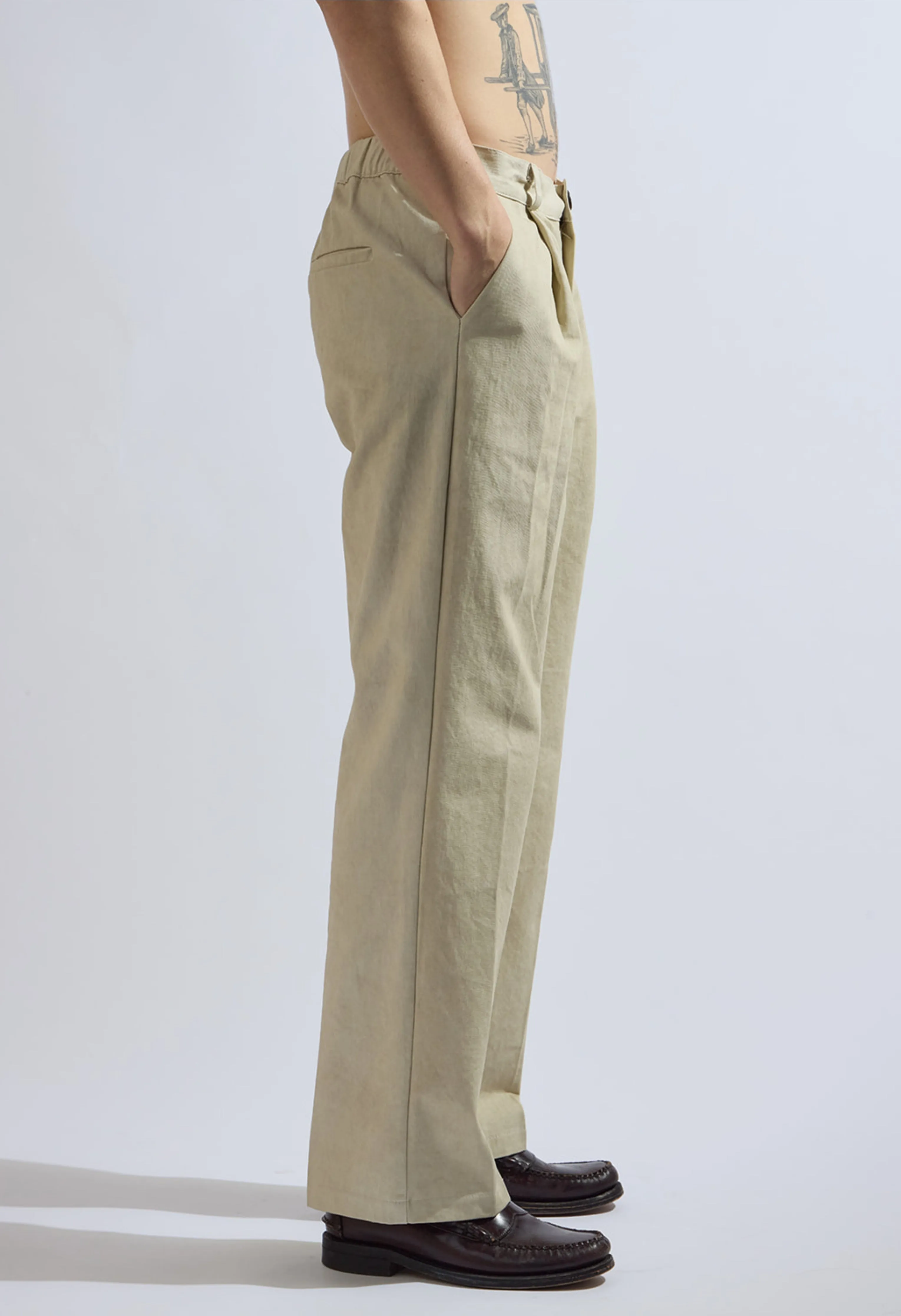 Archie Trouser in Beige
