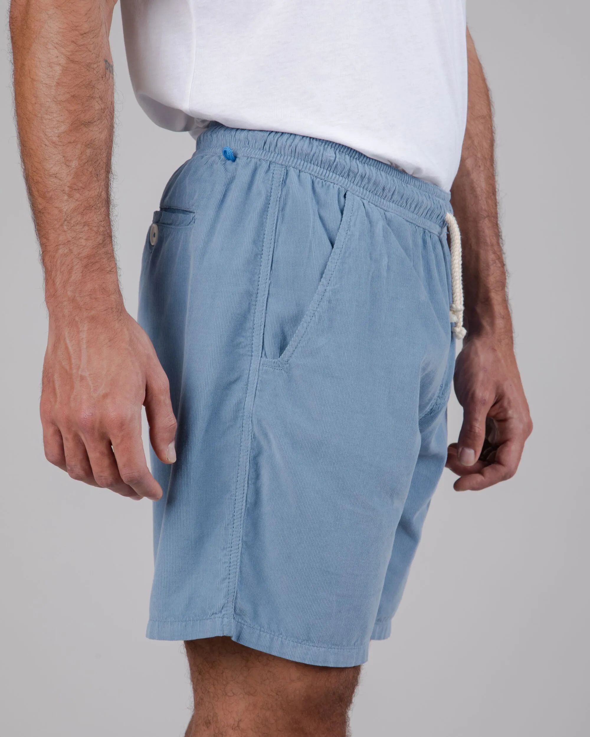 Baby Cord Short Blue