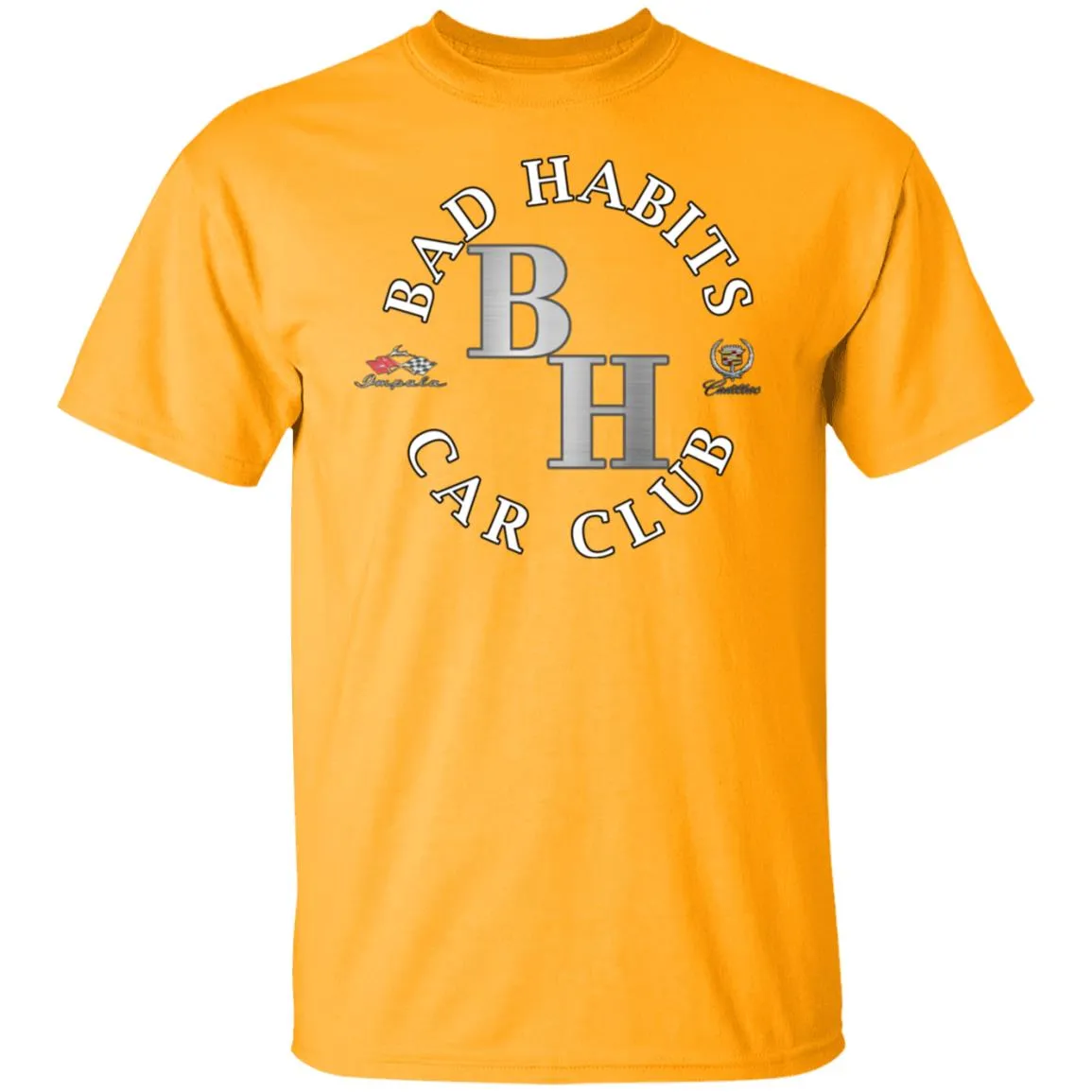 Bad Habits Car Club 2-sided print G500 5.3 oz. T-Shirt