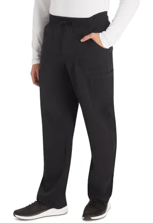 Balance DK270 Men's Mid Rise Zip Fly Straight Leg Pants Black