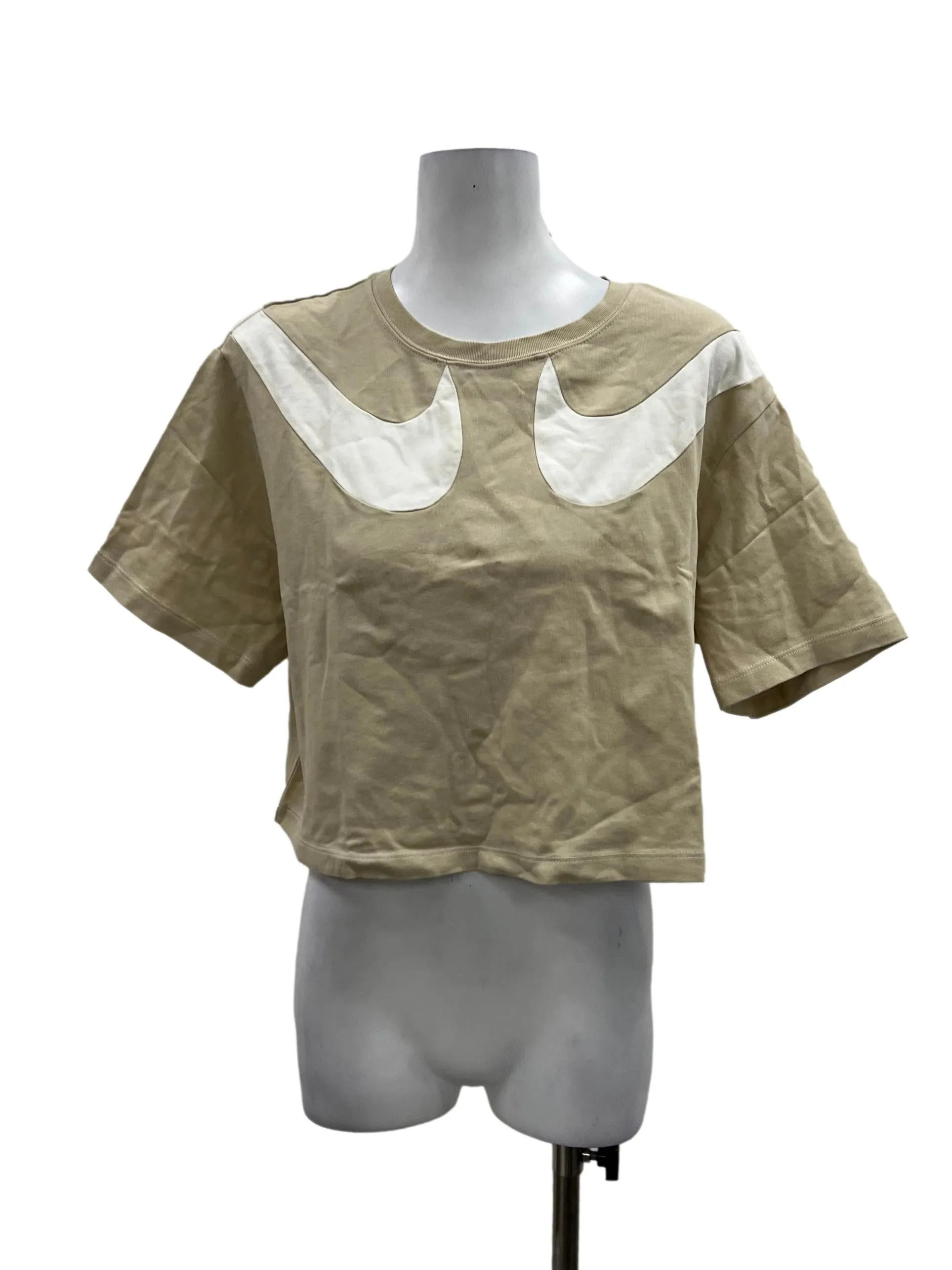 Beige Crop Top