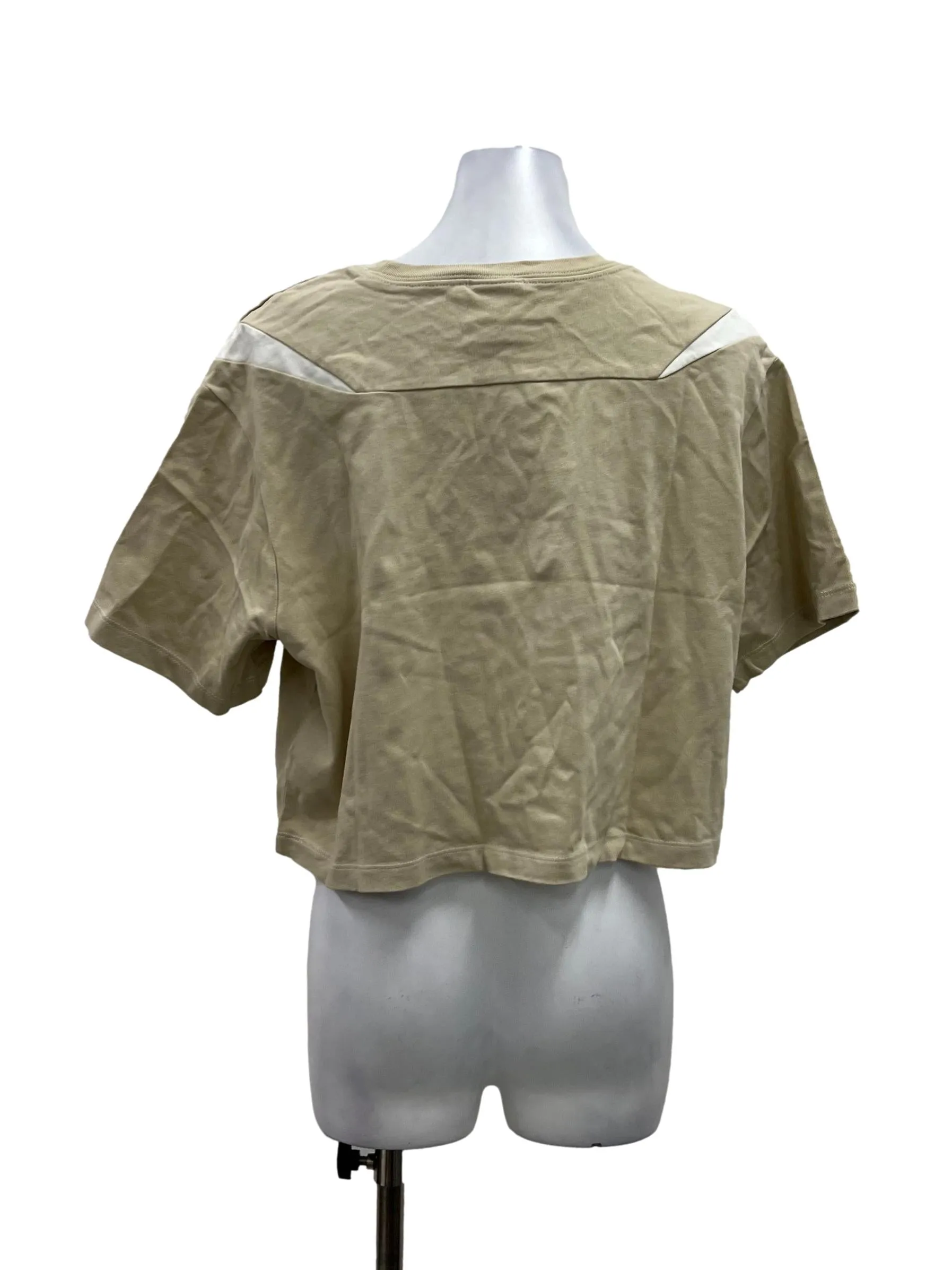 Beige Crop Top