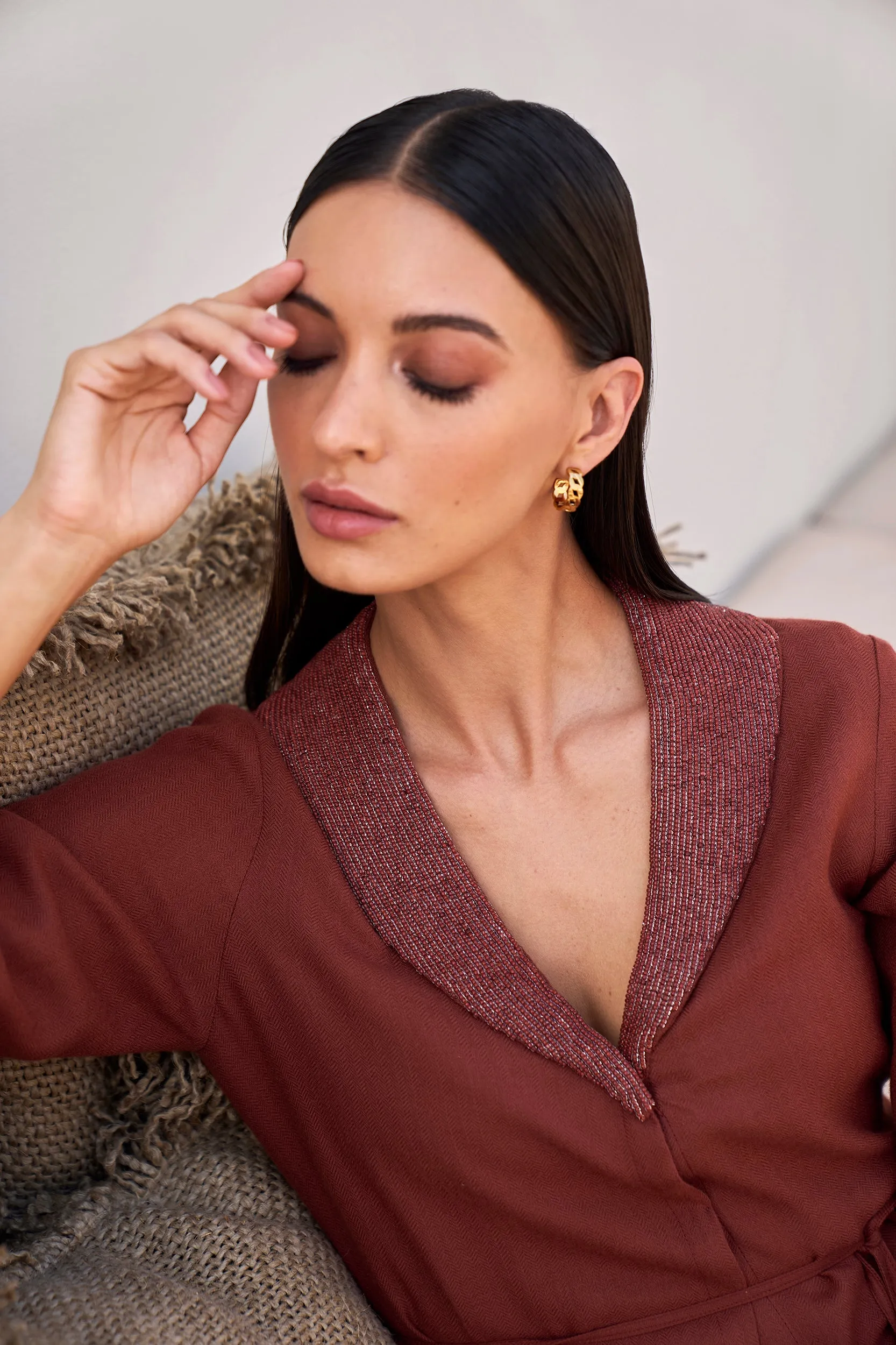 Berlin Woollen Top (Cinnamon)