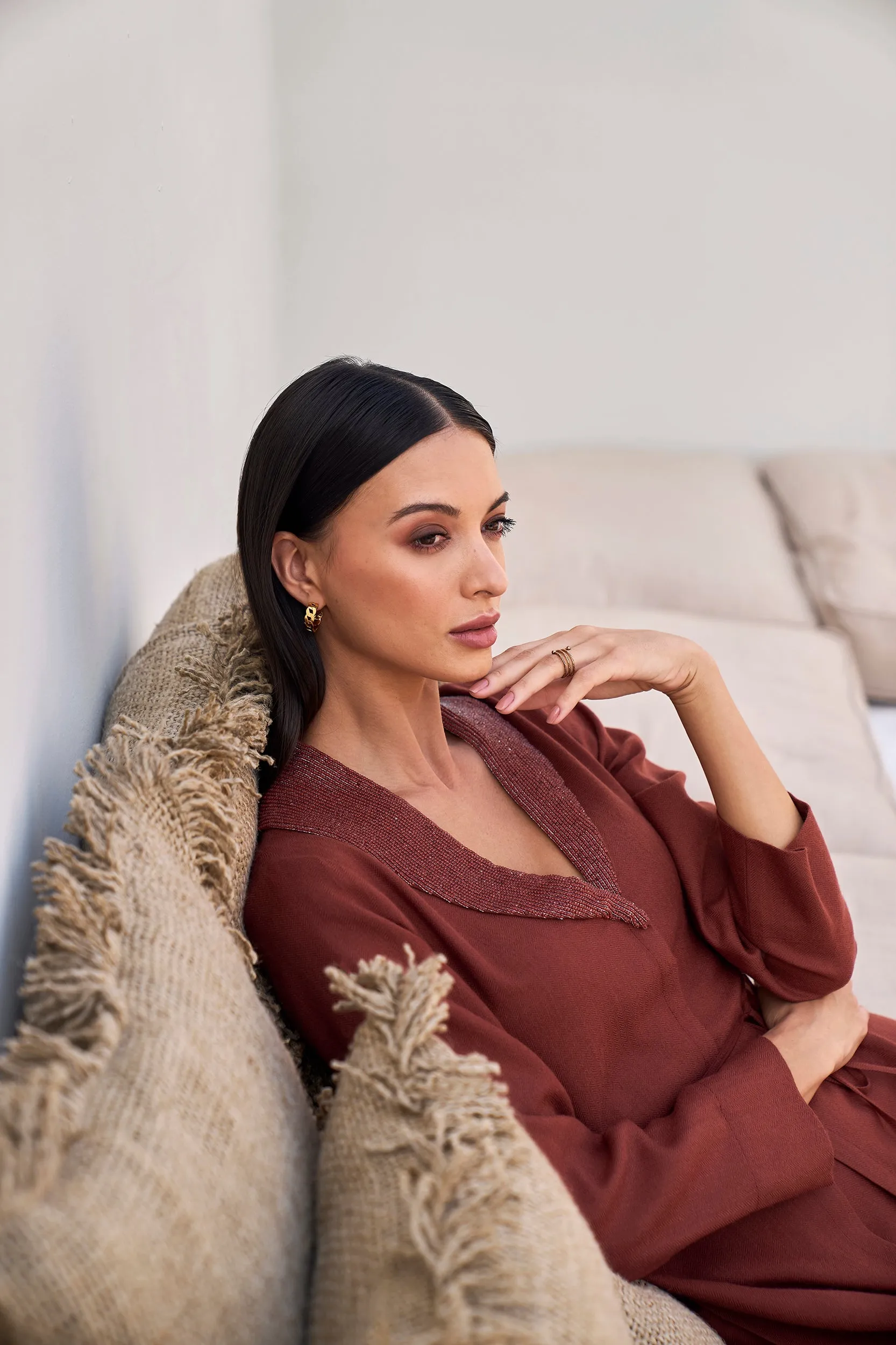 Berlin Woollen Top (Cinnamon)