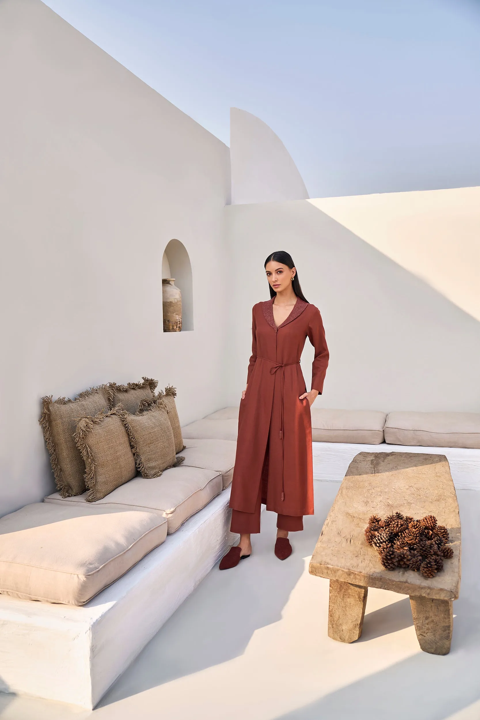 Berlin Woollen Top (Cinnamon)