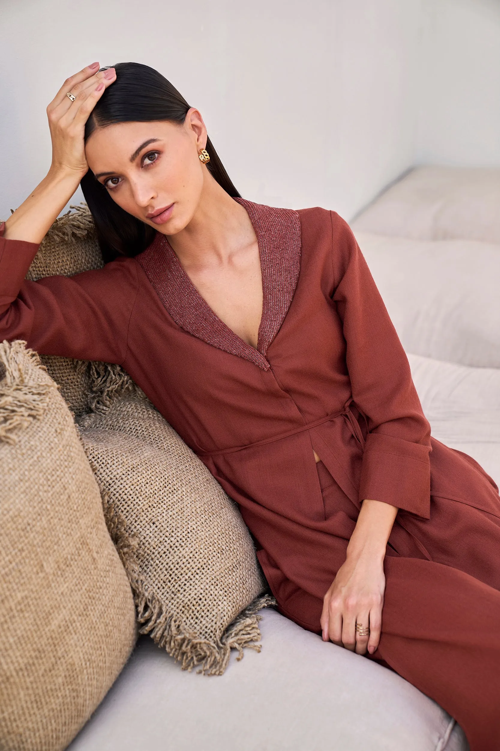 Berlin Woollen Top (Cinnamon)
